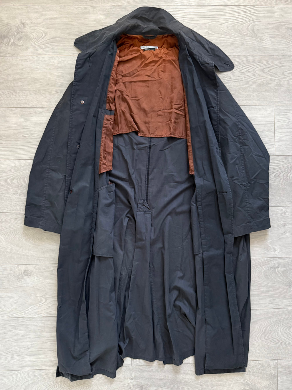 Emporio Armani 1990s Waterproof Trench Coat - Size XL