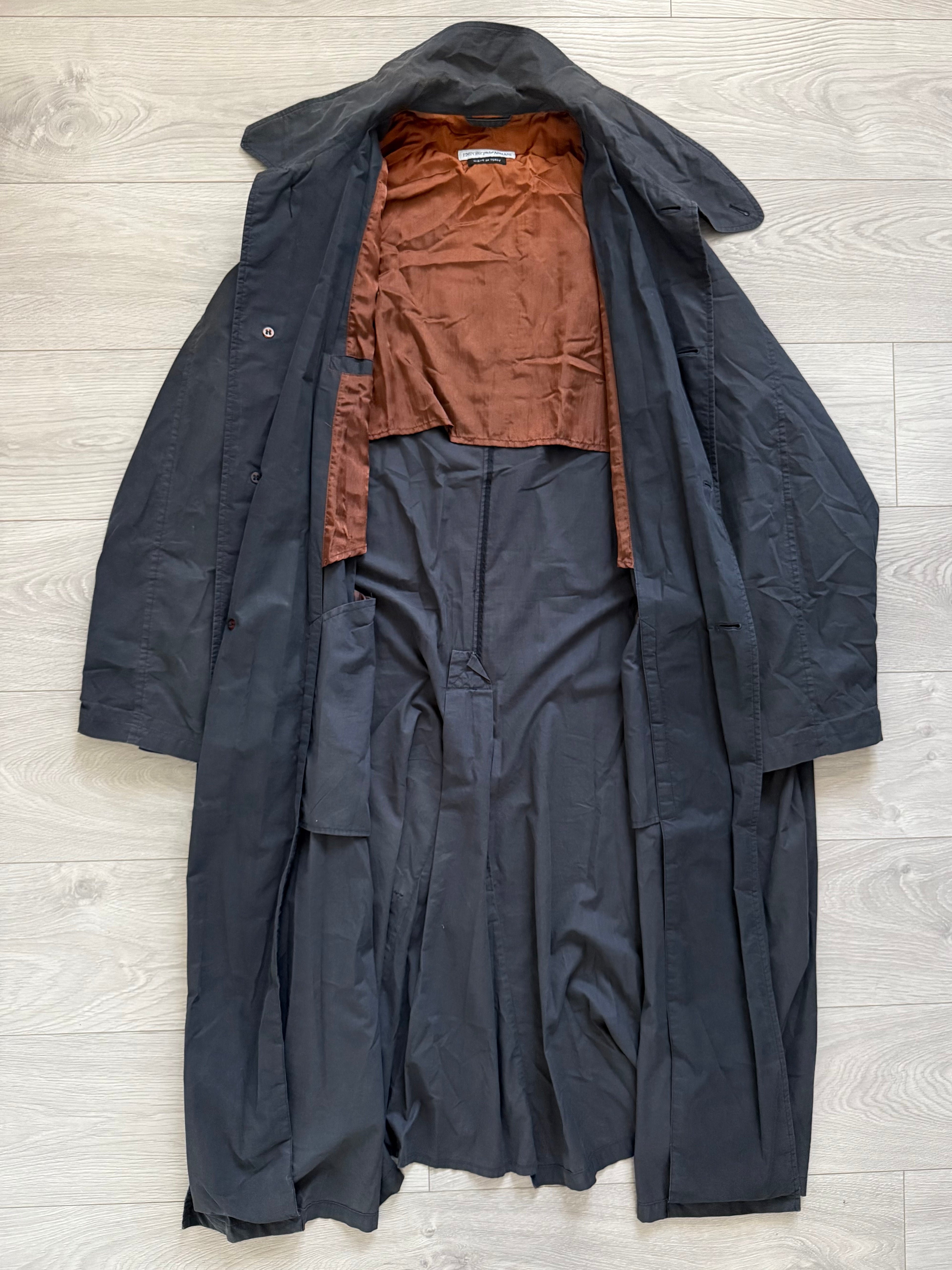 Emporio Armani 1990s Waterproof Trench Coat - Size XL