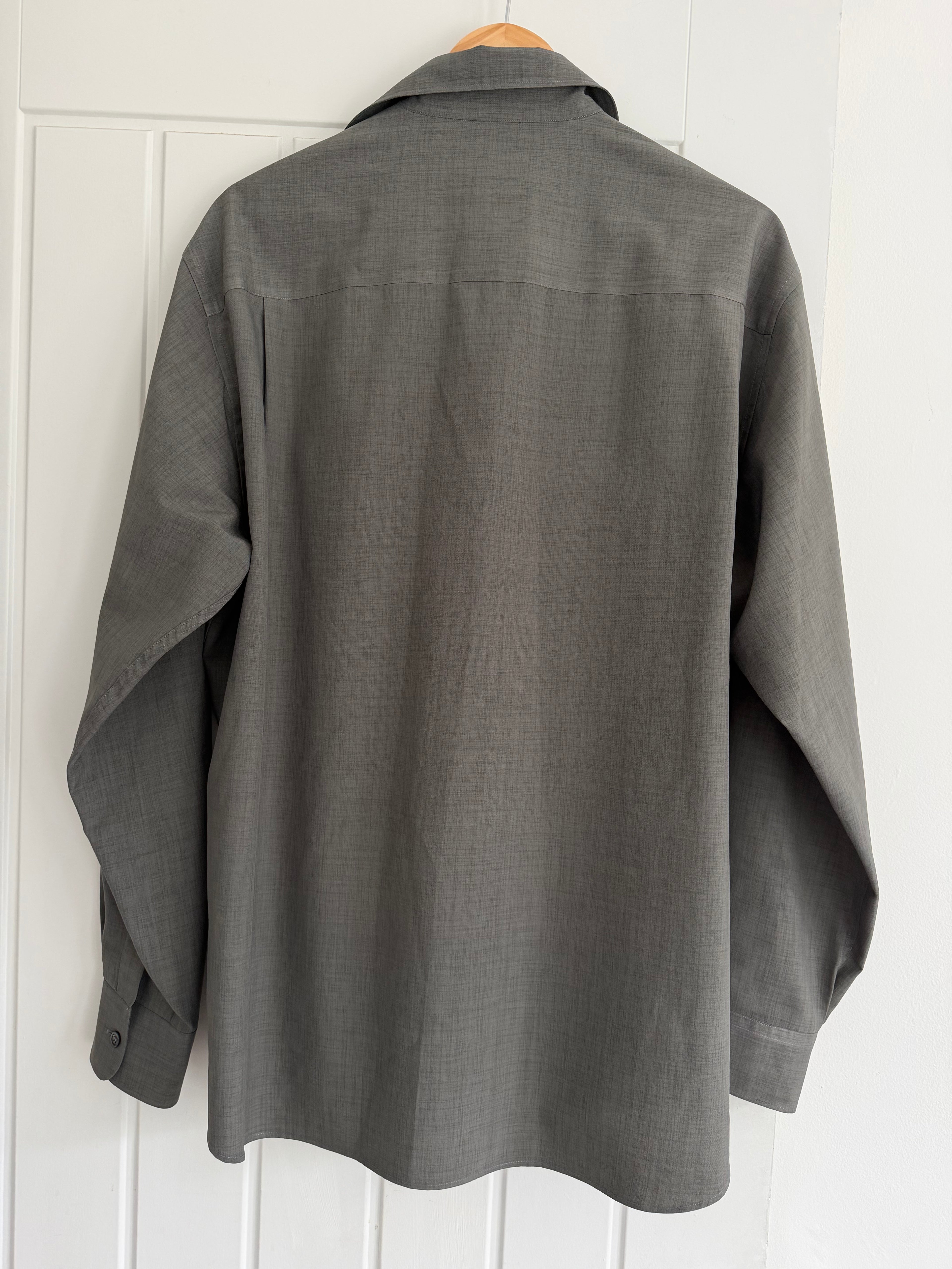 Armani 1990s Spread Collar Relaxed Shirt - Size M