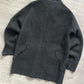 Final Home 1990s Raw Edge Curve Panelled Wool Coat - Size M