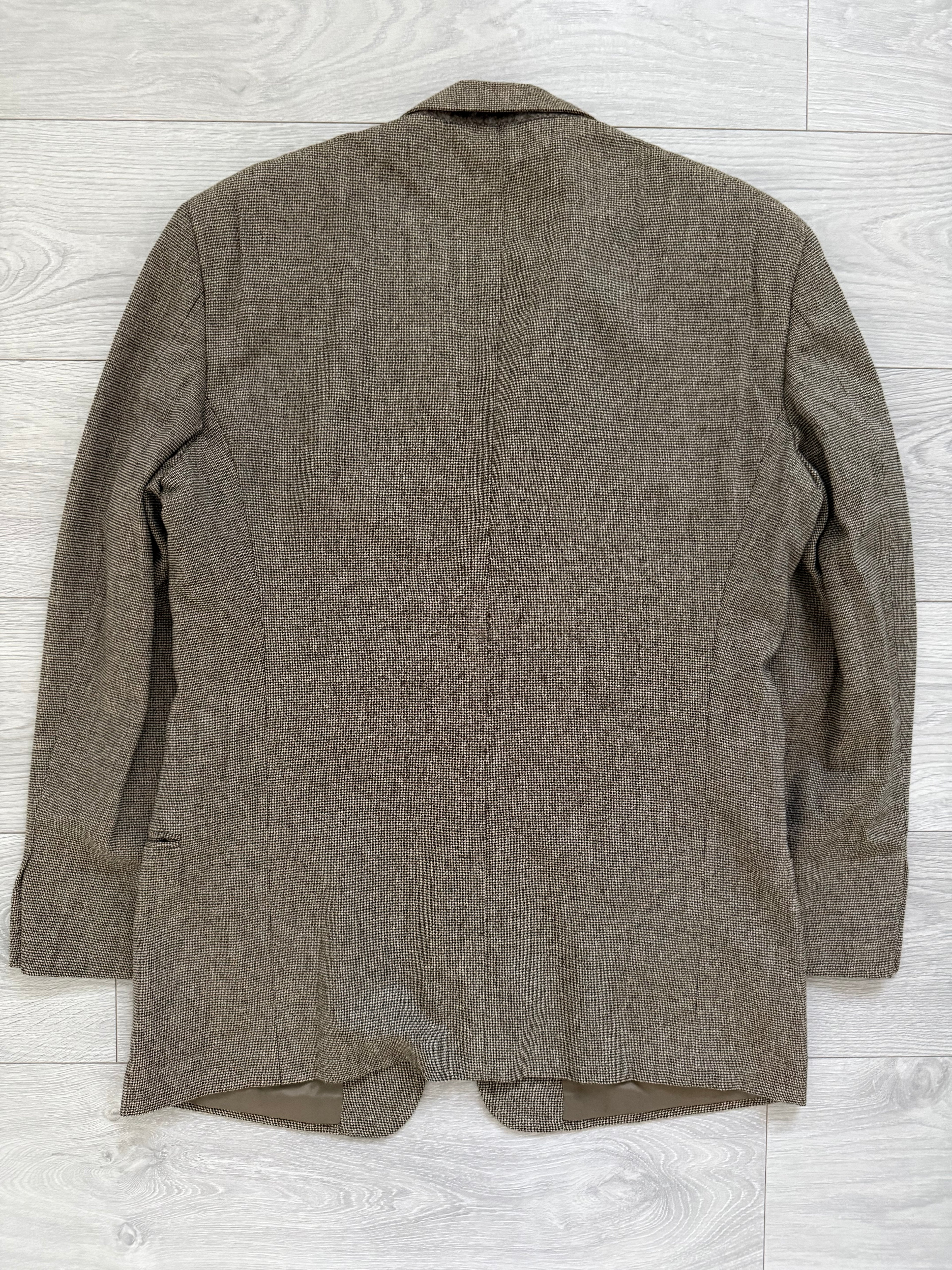 Giorgio Armani 1980s 2B Textured Wool Sports Blazer Jacket - Size L