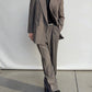 Armani 1990s Double Breasted Draped Pleated Wool Suit - Size XXL Jacket / 38" Waist