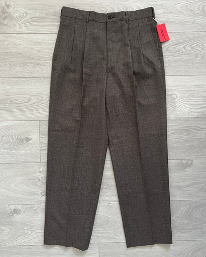 Comme Des Garcons Homme Deux AW1996 Pleated Suit - Size L Jacket / 32" Waist