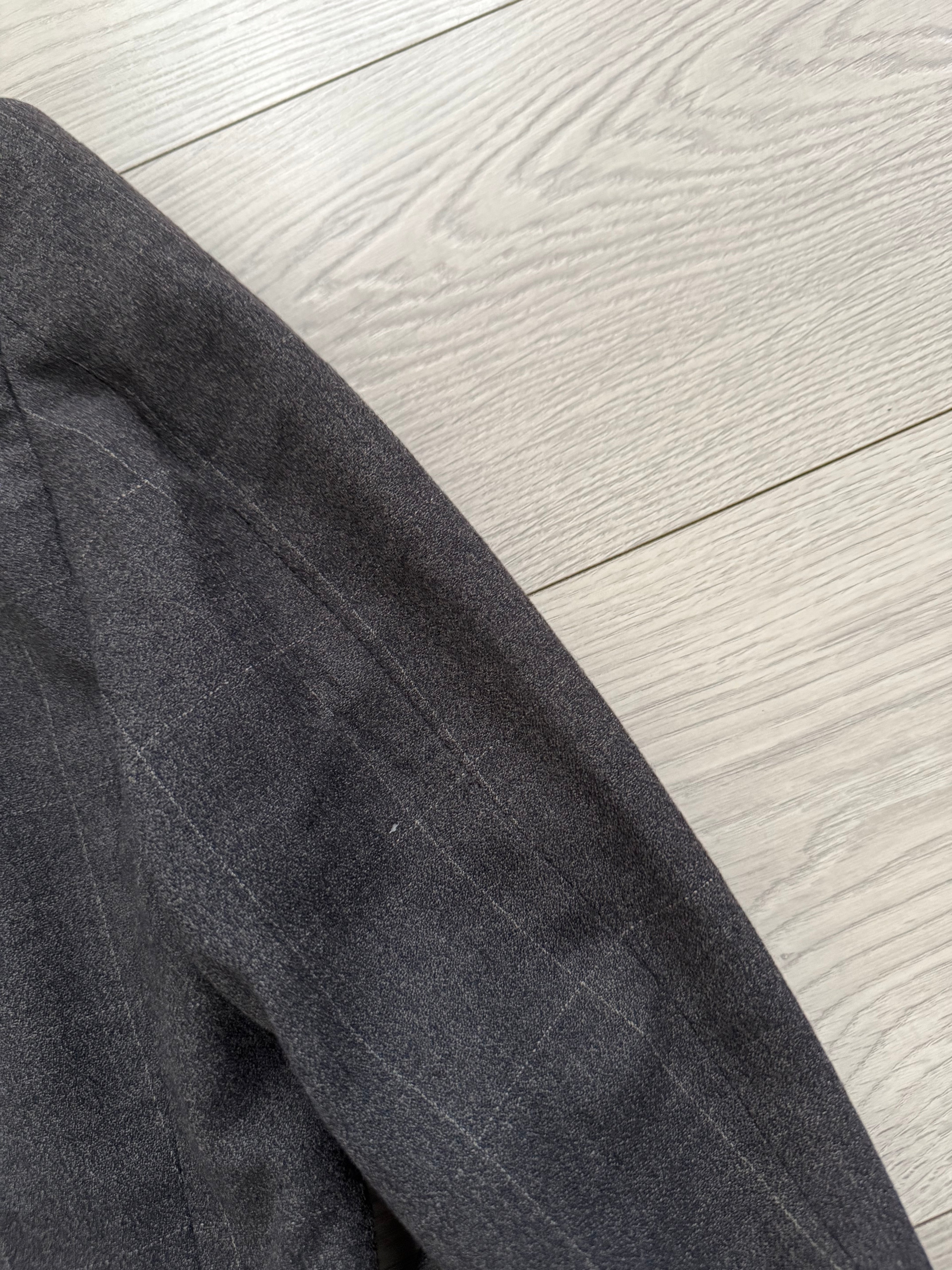 Giorgio Armani Black Label 1990s 2B Double-Pleated Suit Grey - Size L Jacket / 33" Waist