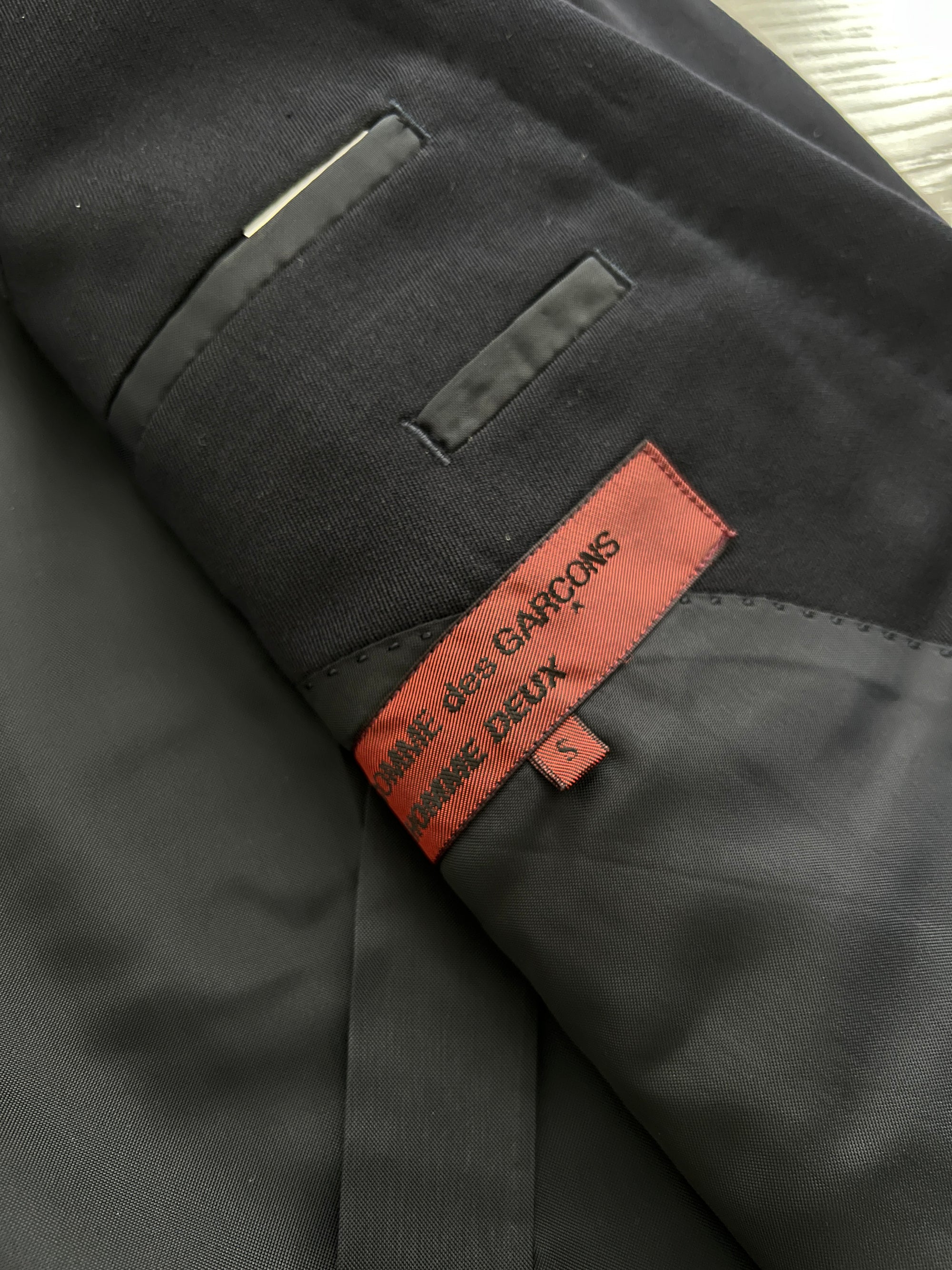 Comme Des Garcons Homme Deux 1992 Double-Breasted Pleated Suit - Size S Jacket / 30" Waist