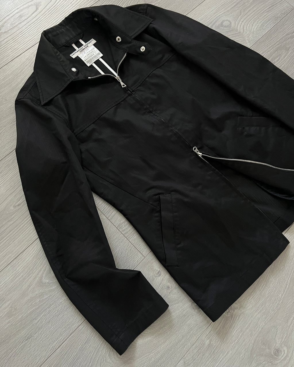 Katharine Hamnett London 1990s Zip-Front Technical Jacket - Size S
