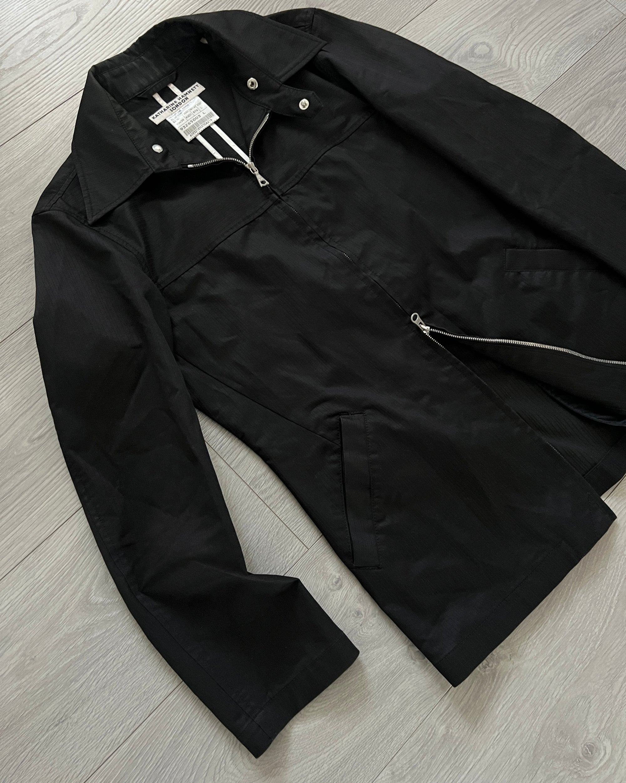 Katharine Hamnett London 1990s Zip-Front Technical Jacket - Size S