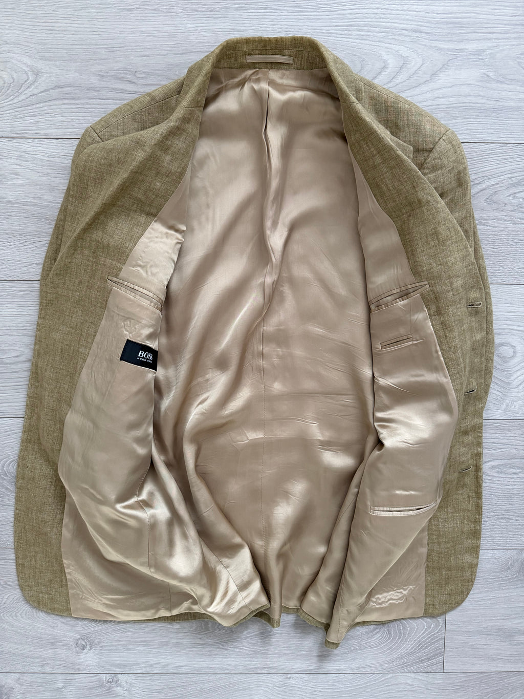 Hugo Boss 1990s Linen 3B Jacket - Size M