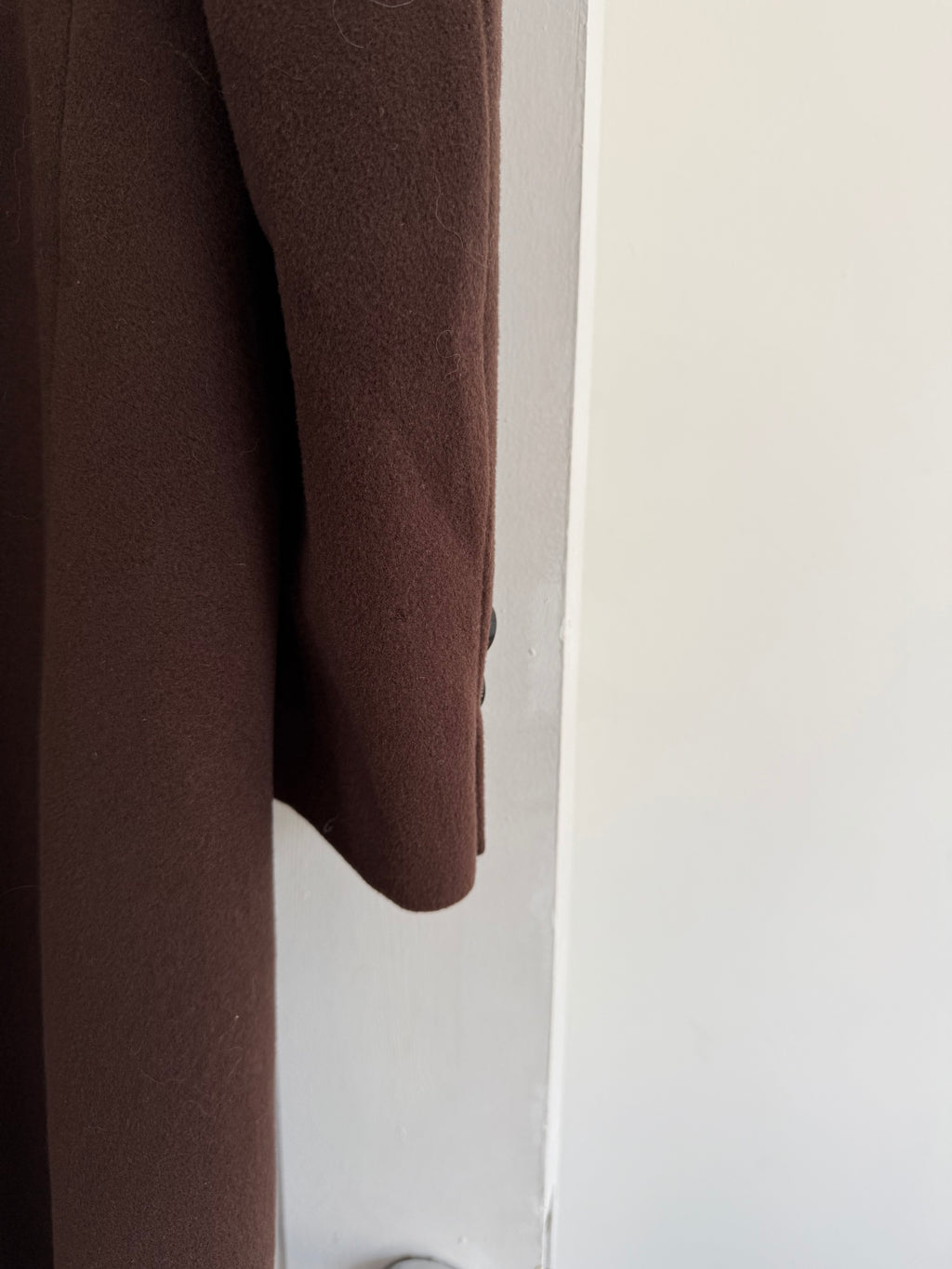 Hugo Boss 1990s 'Stratus' Wool Cashmere Coat - Size M