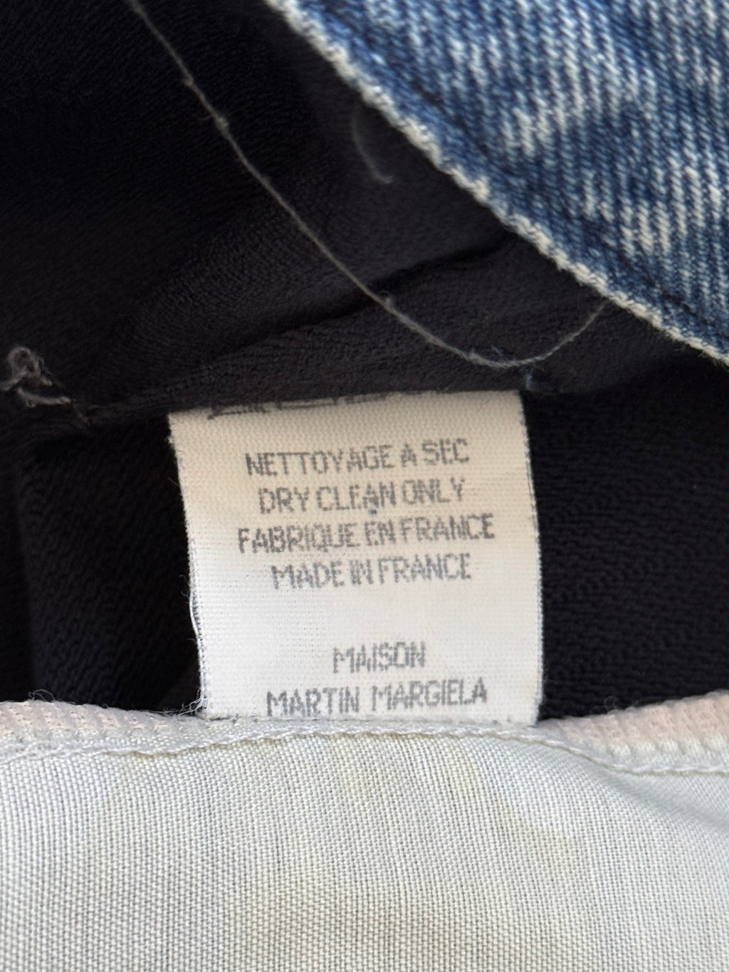 Maison Martin Margiela Artisanal Line (0)(10) SS2004 Re-Worked Denim Waistband Pants - Size 32" Waist