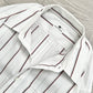 Issey Miyake 1990s Striped Relaxed Shirt - Size M