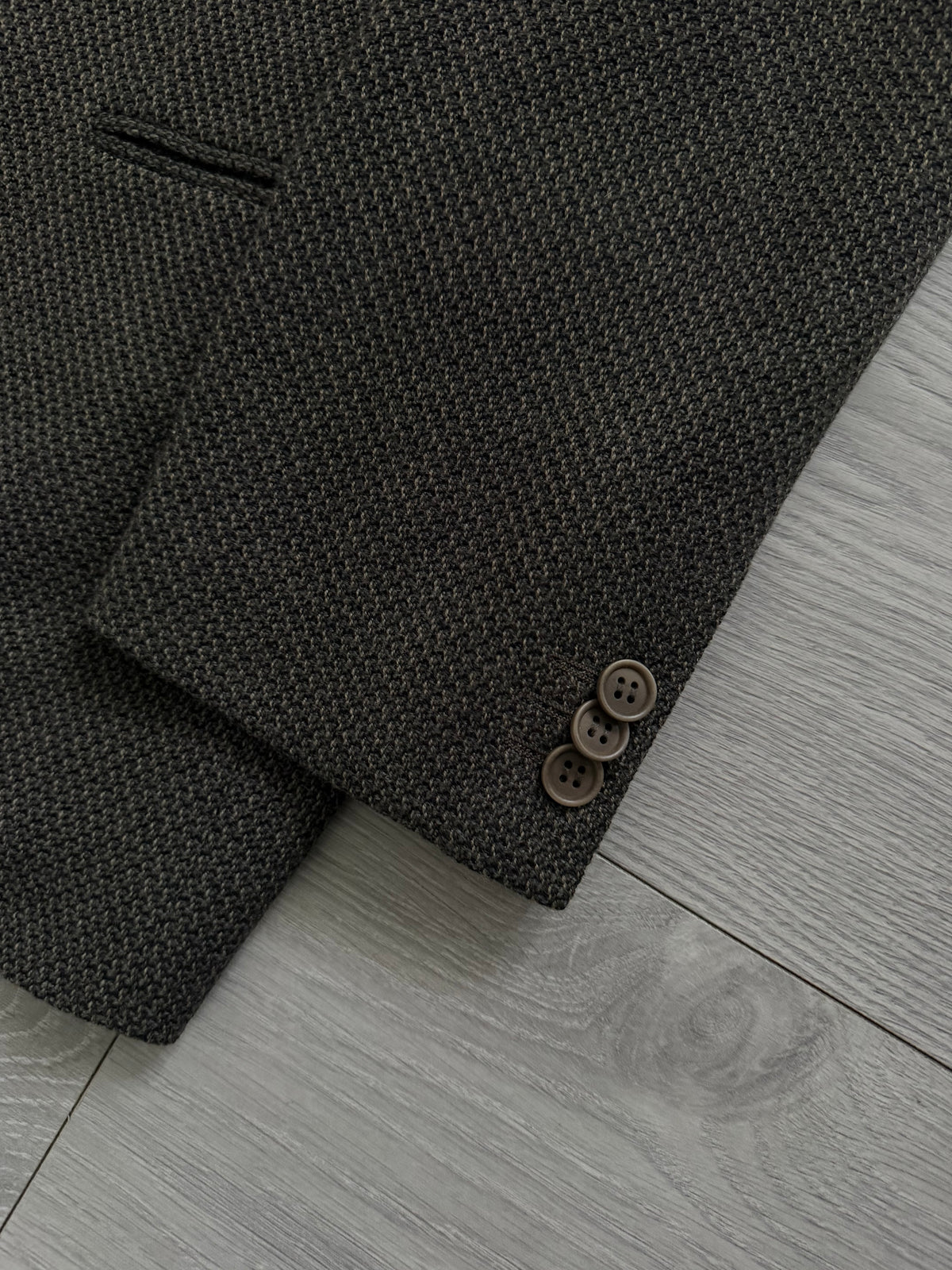 Giorgio Armani 1990s Vestimenta 2B Textured Wool Sport Jacket Blazer  - Size M