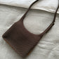 Miu Miu FW2001 Tan Leather Crossbody Bag