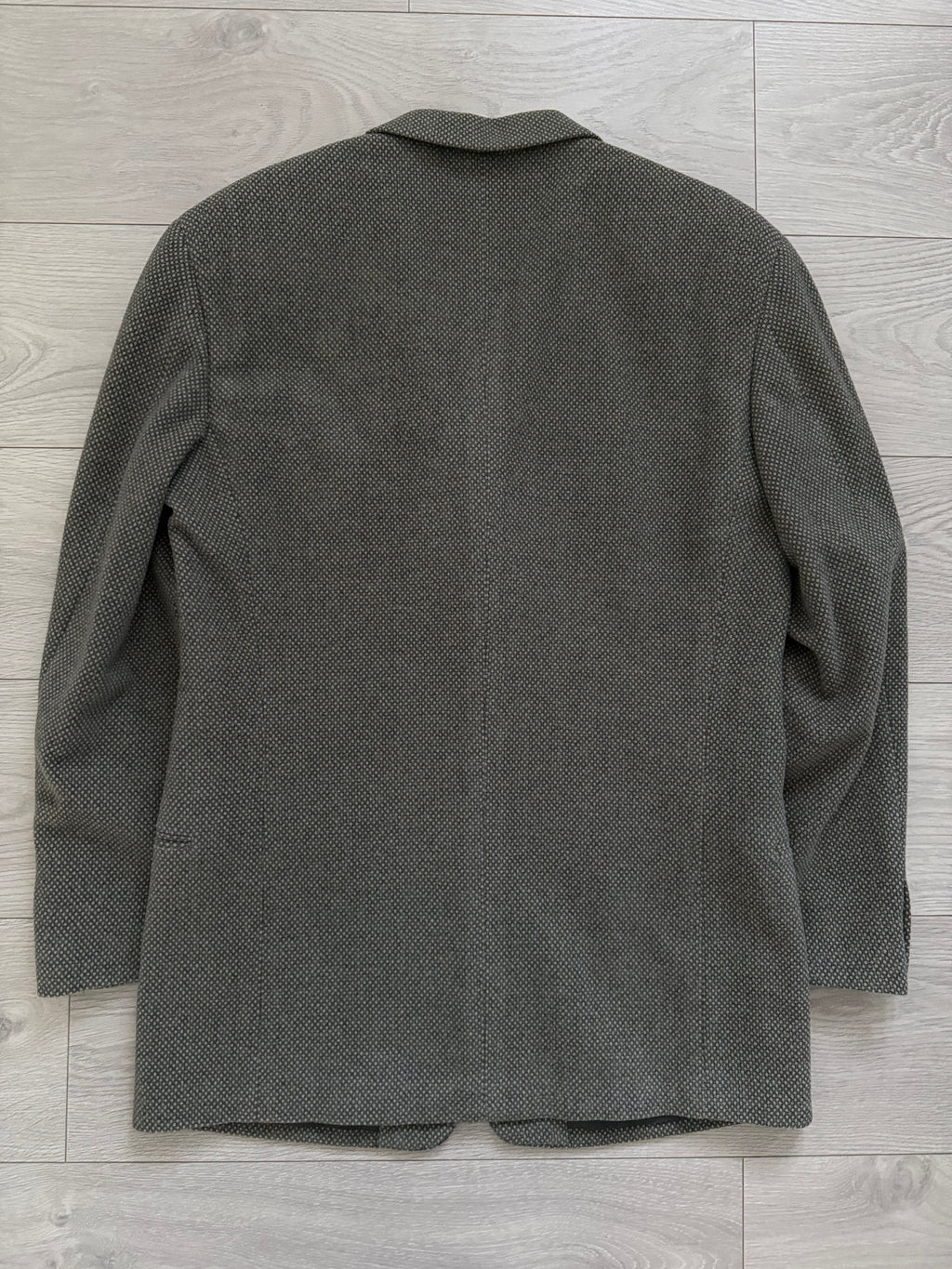 Giorgio Armani 1980s Wool Mohair 3B Textured Sport Jacket Blazer  - Size M