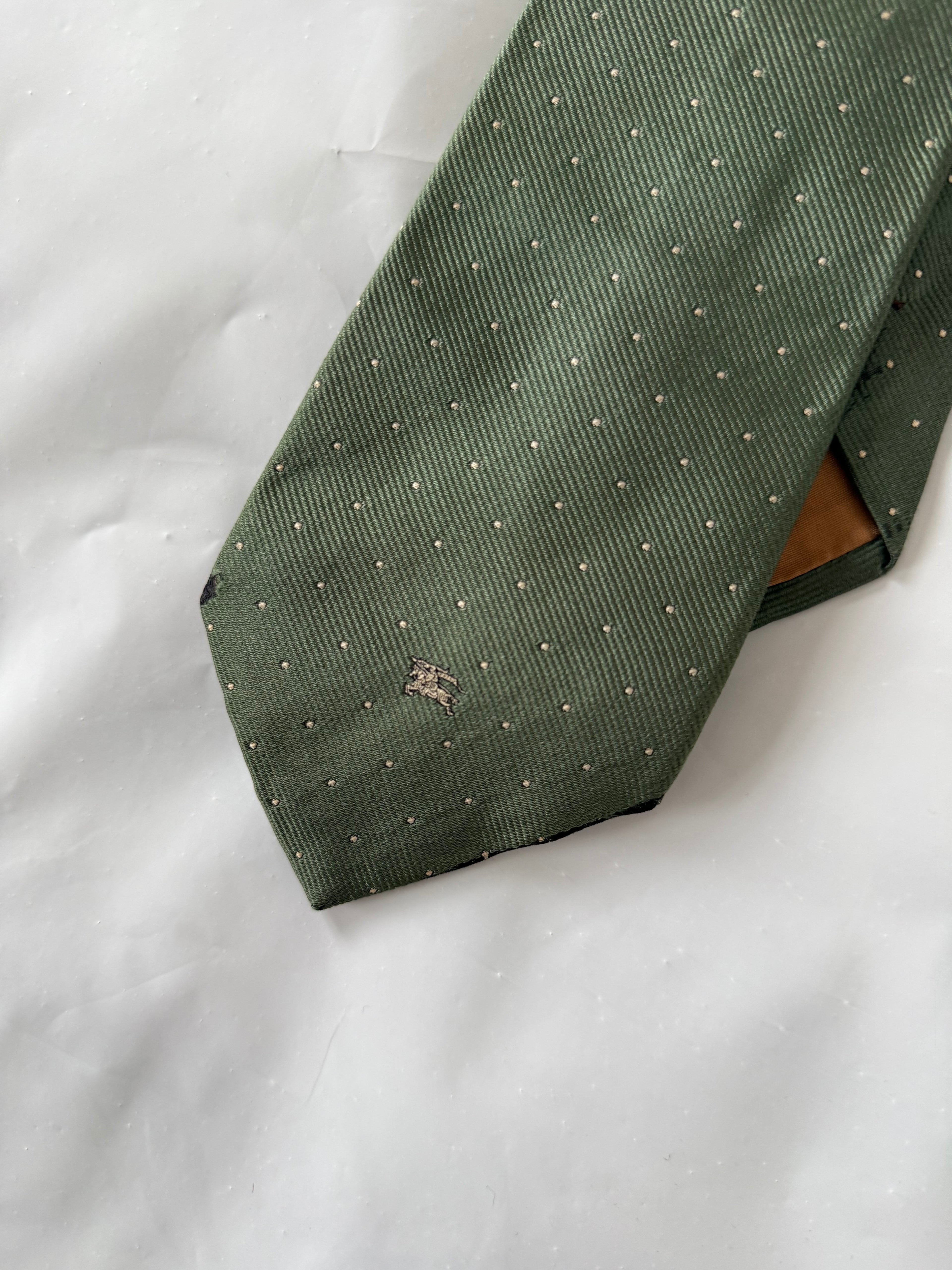 Burberry 1990s Silk Tie