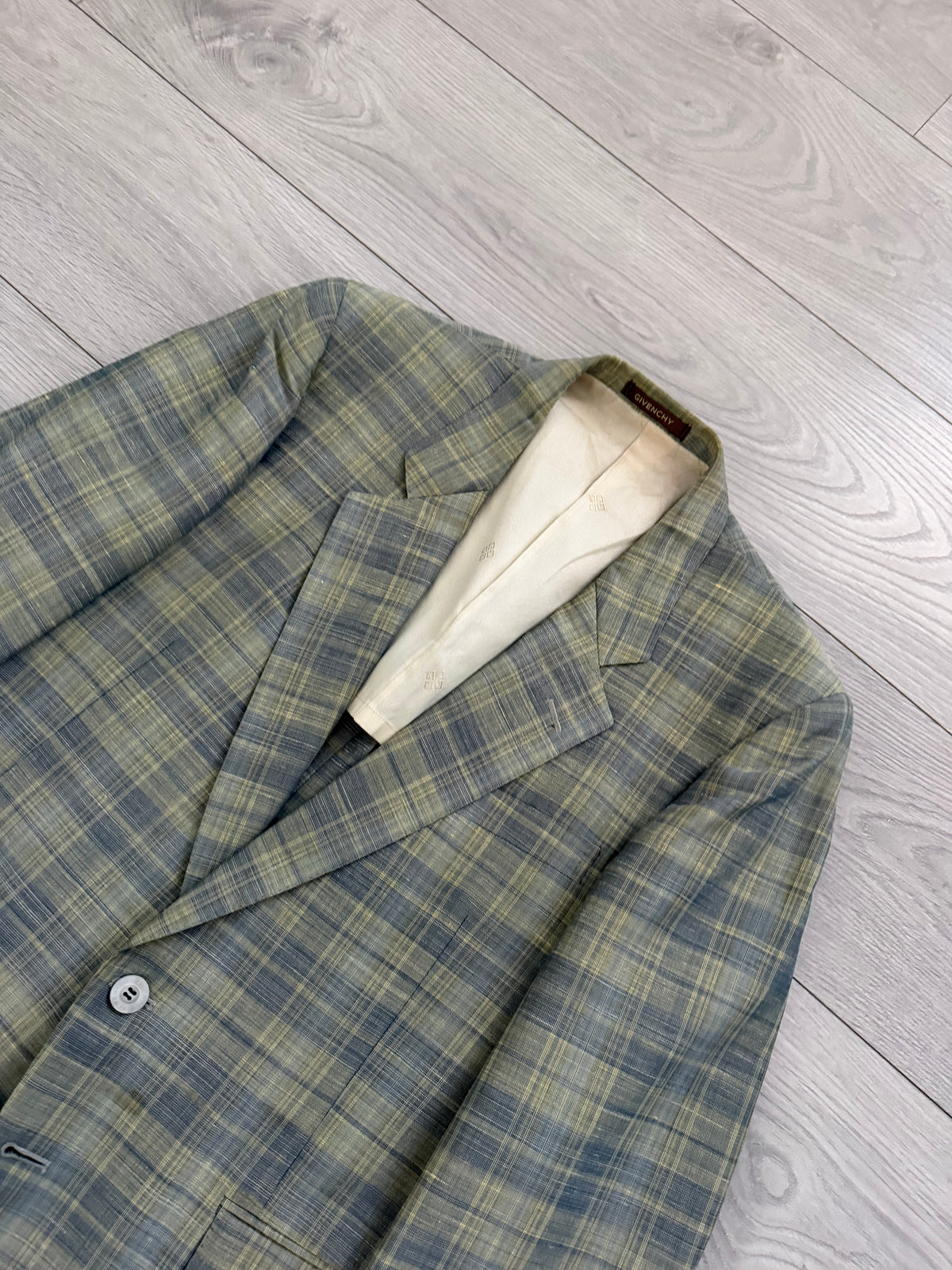 Givenchy 1990s 2B Linen Cotton Sport Jacket Blazer - Size XS