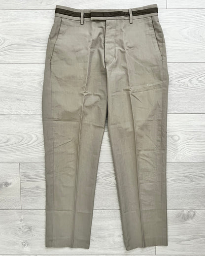 Helmut Lang 1990s Striped Waistband Trousers - Size 30