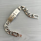 Jean Paul Gaultier Laser-Cut Cross Motif Stainless Steel Concealed Watch Bracelet