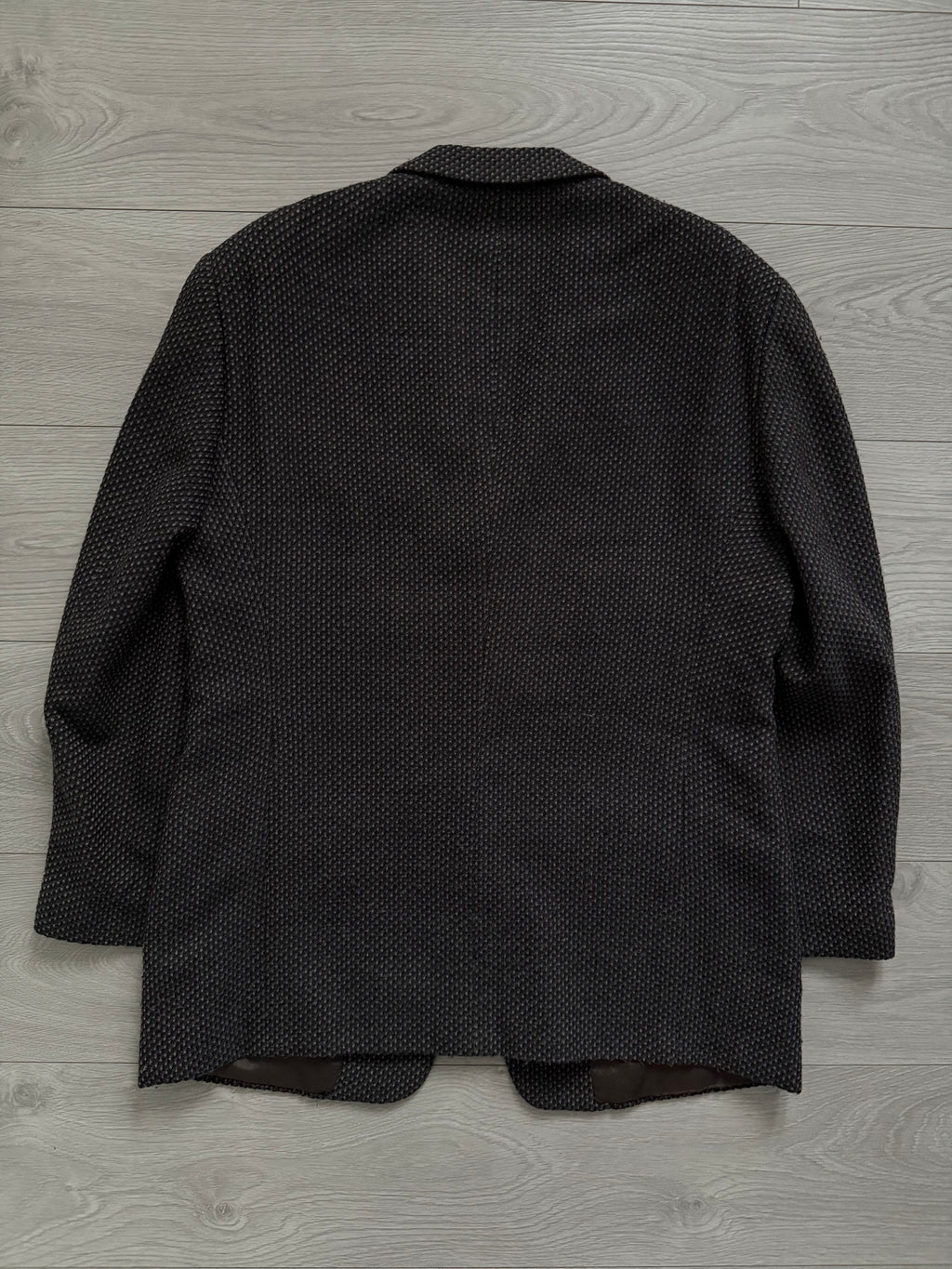 Armani 1990s Wool Textured Sports Jacket - Size XL