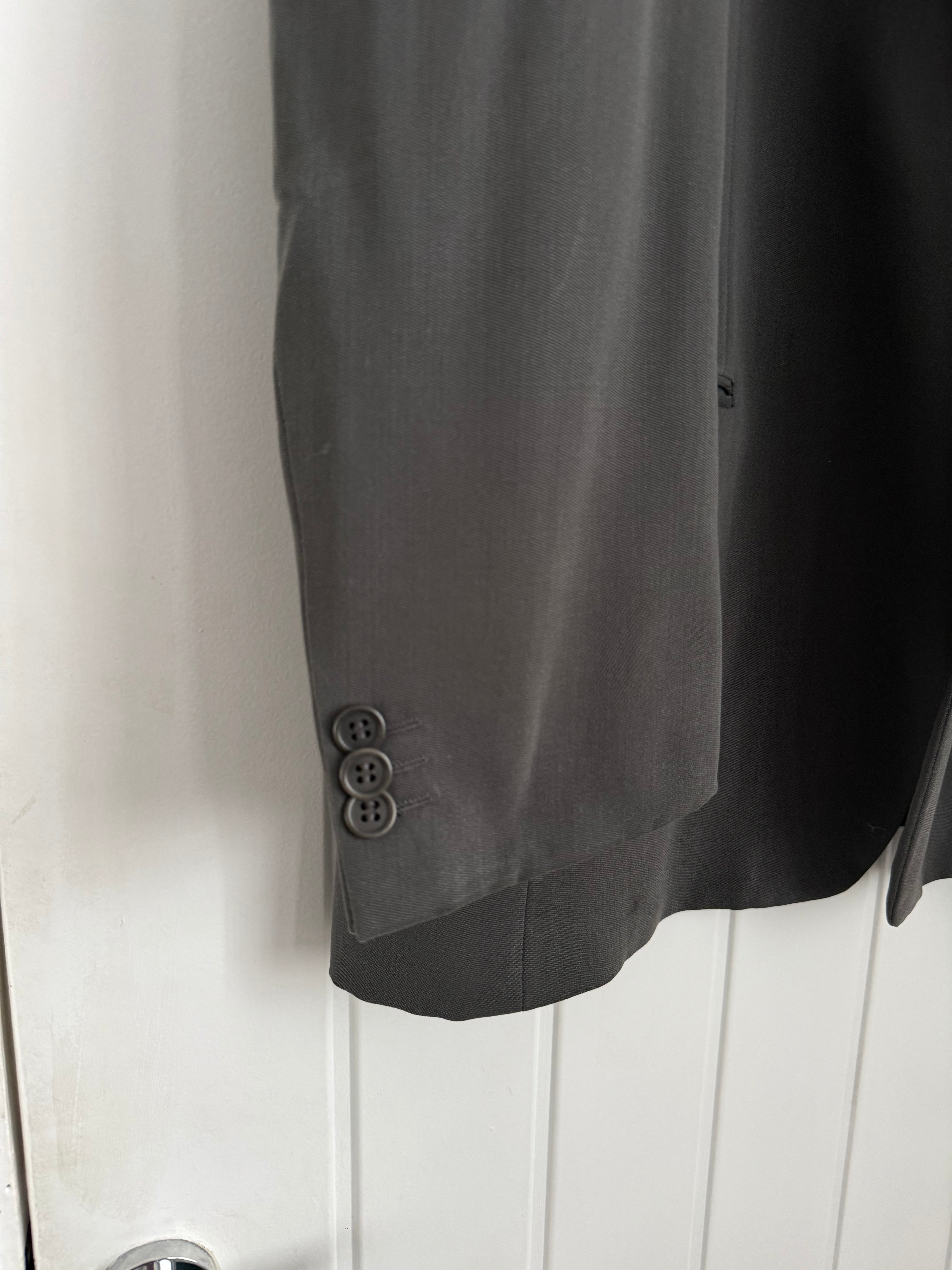 Giorgio Armani 1980s Fluid Wool 3B Blazer Jacket - Size XL