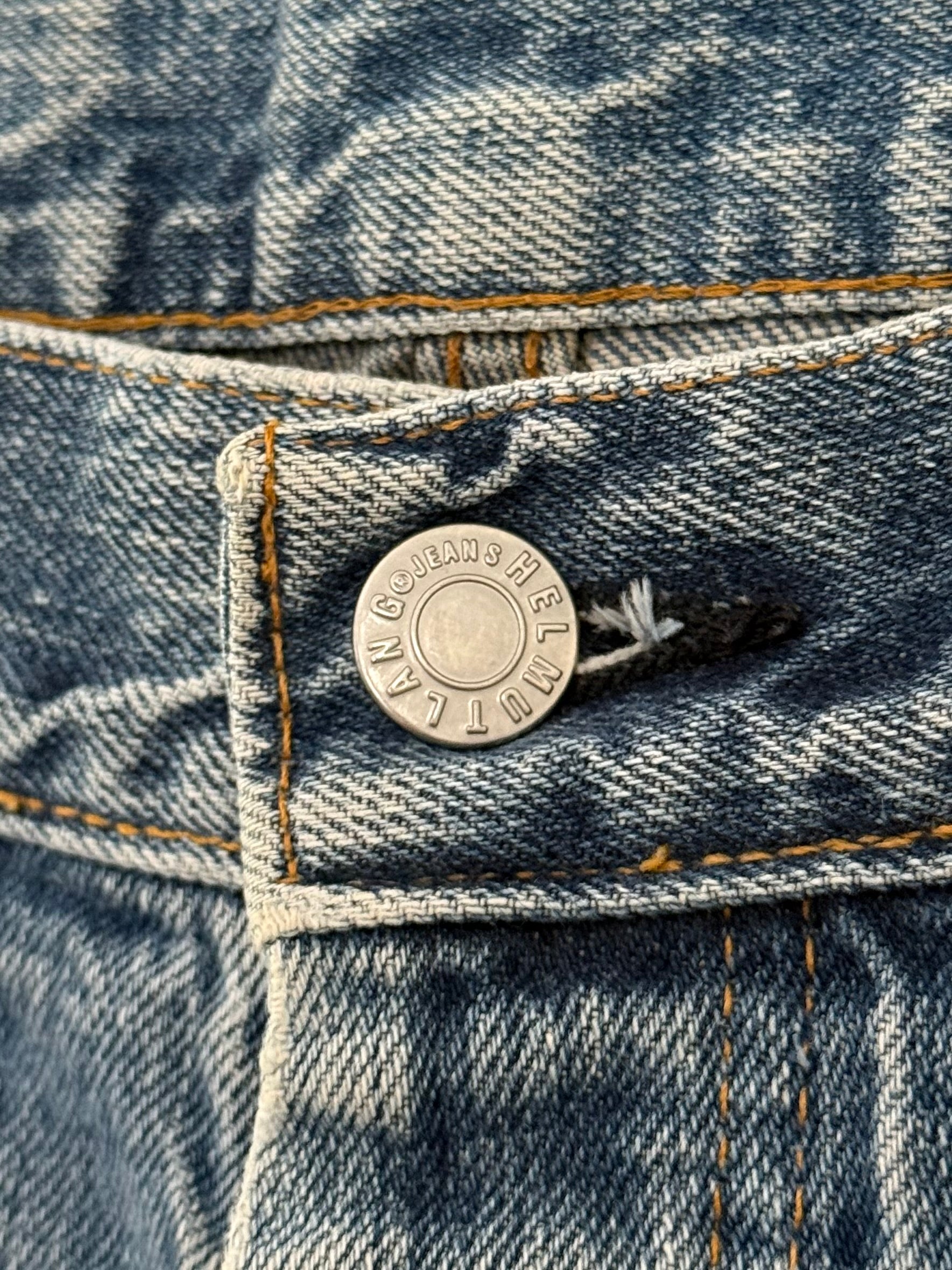 Helmut Lang 1998 Vintage Blue Faded Denim Jeans - Size 30