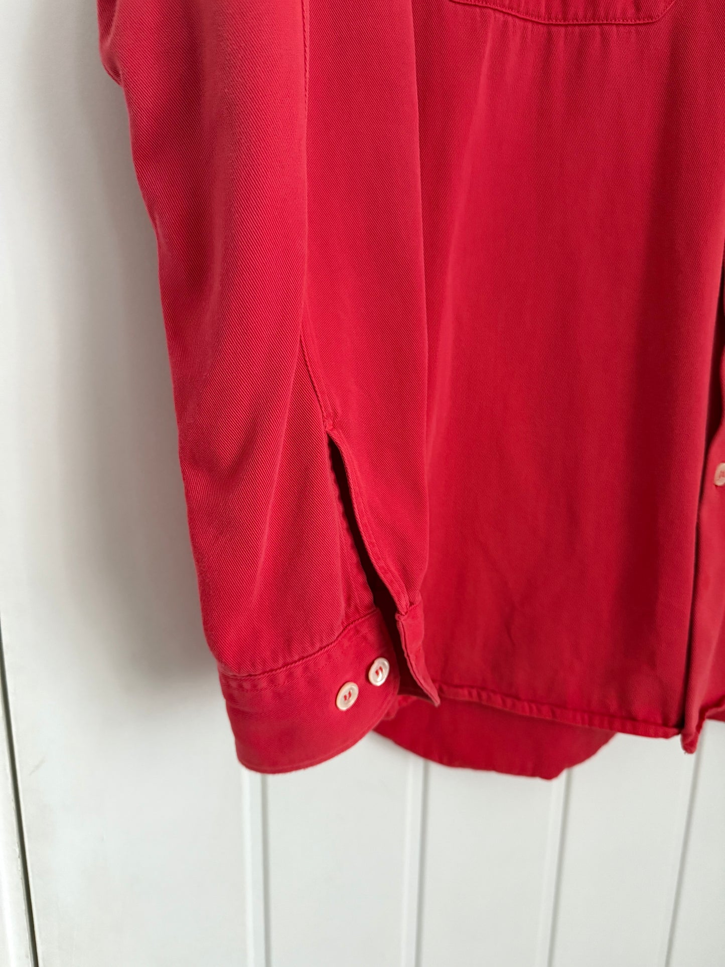 Helmut Lang 1996 Red Military Shirt by GTR Group - Size M