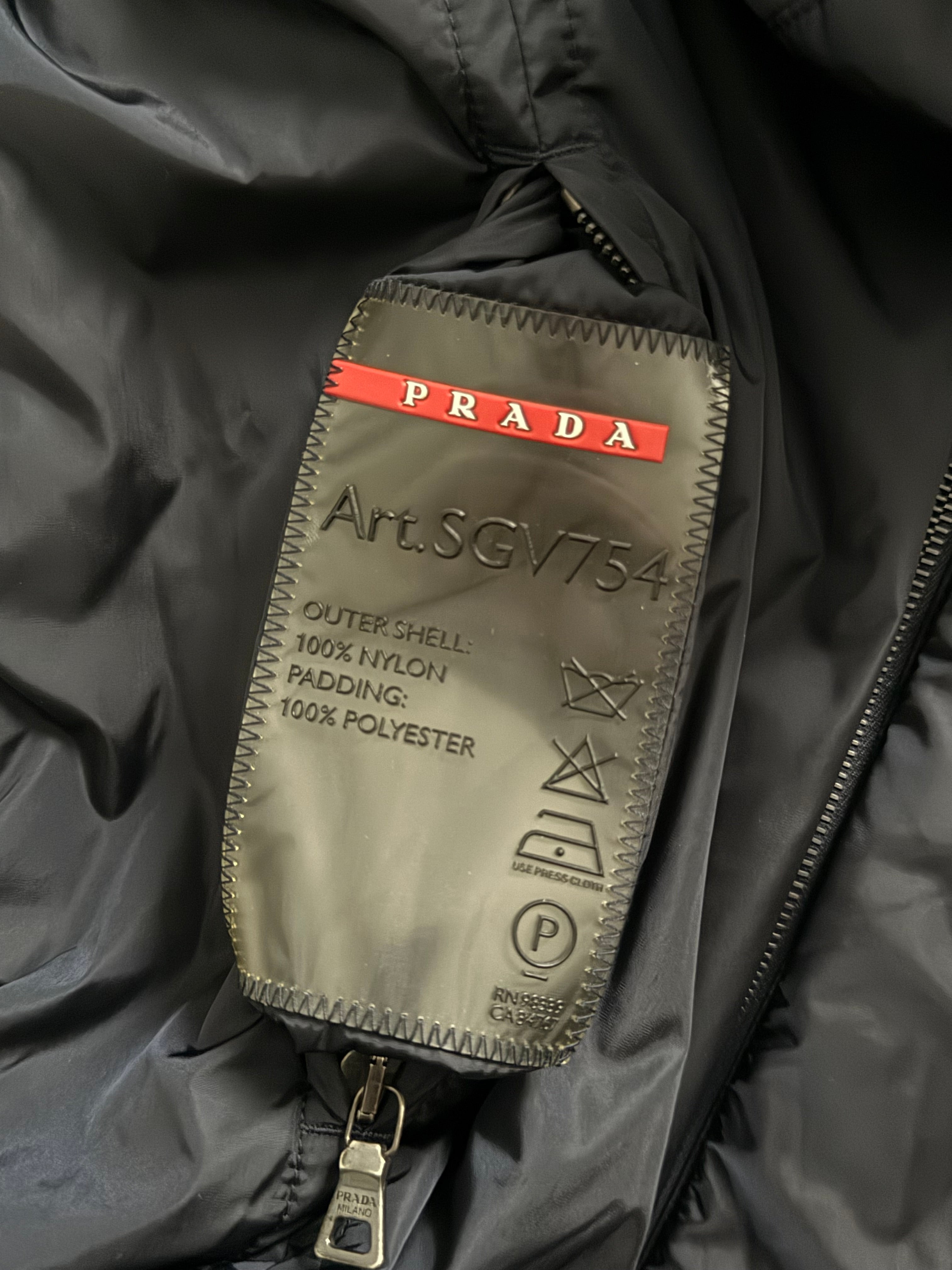 Prada Sport FW2007 Reversible Padded Nylon Jacket - Size M