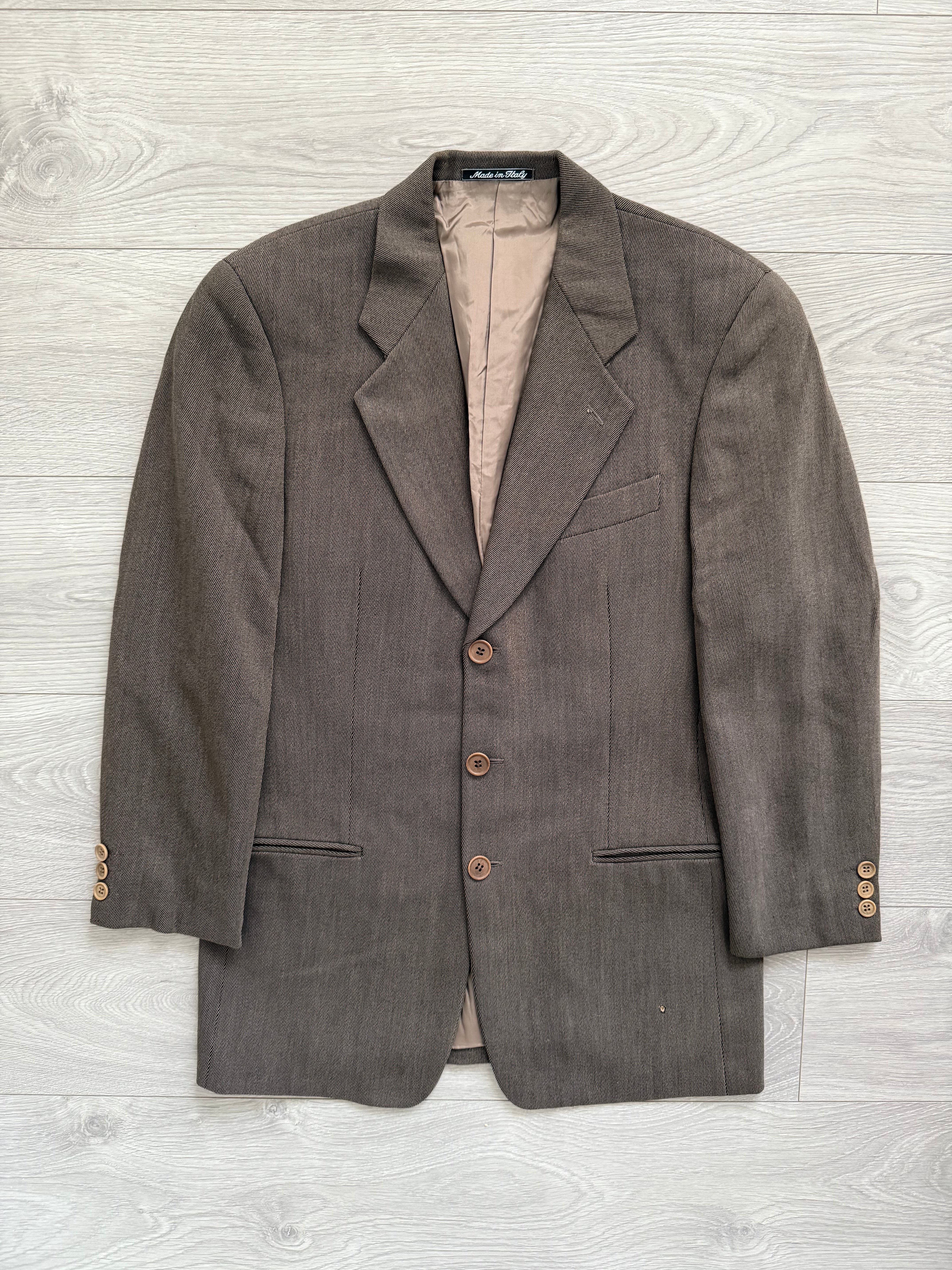 Giorgio Armani 1990s Pleated Wool Suit - Size M Jacket / 30