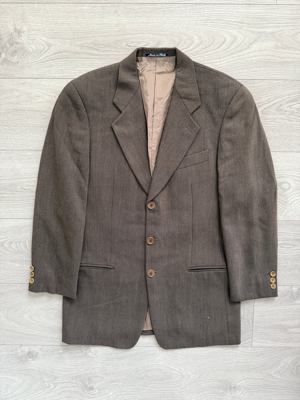 Giorgio Armani 1990s Pleated Wool Suit - Size M Jacket / 30" Waist
