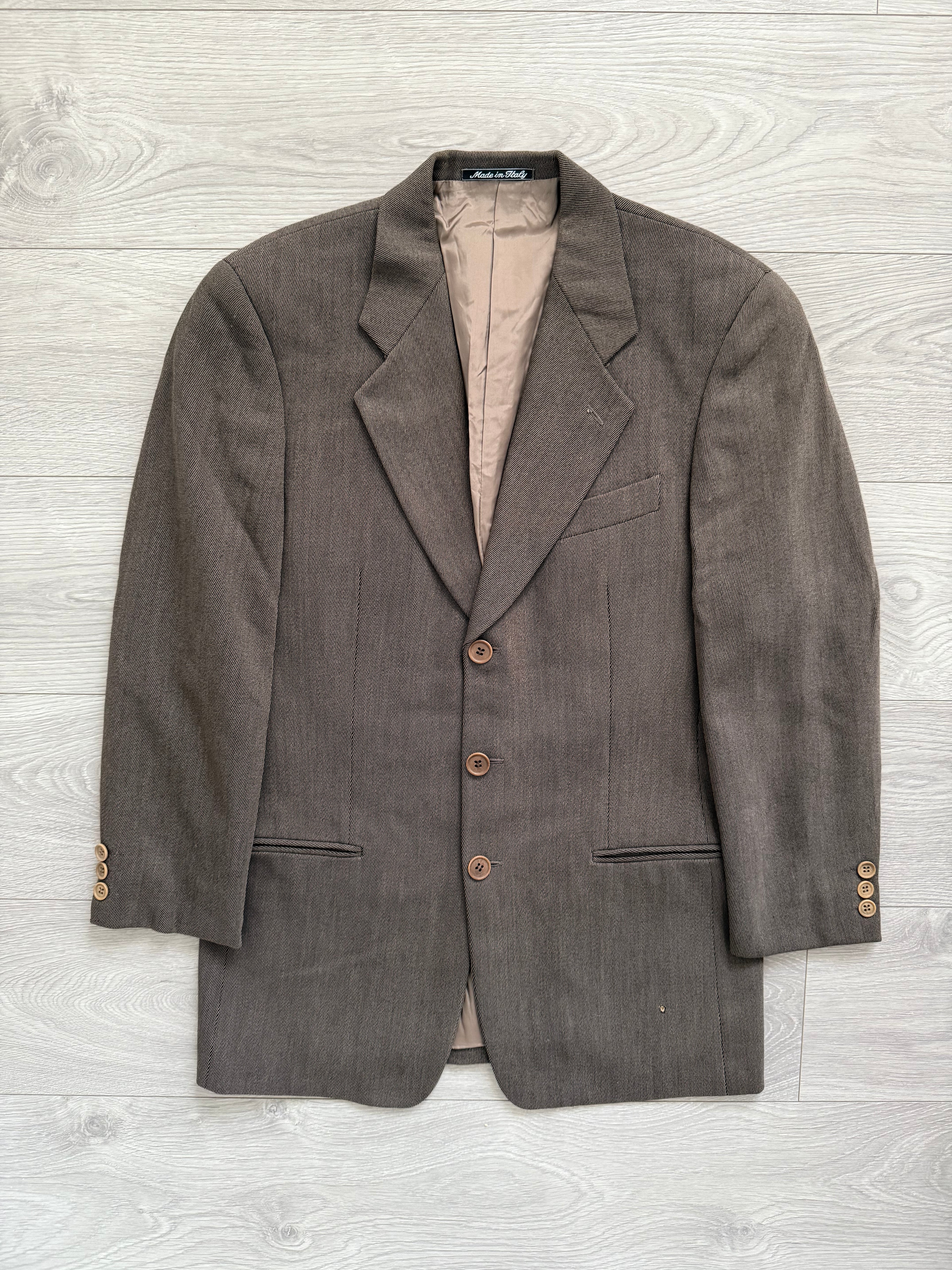 Giorgio Armani 1990s Pleated Wool Suit - Size M Jacket / 30" Waist