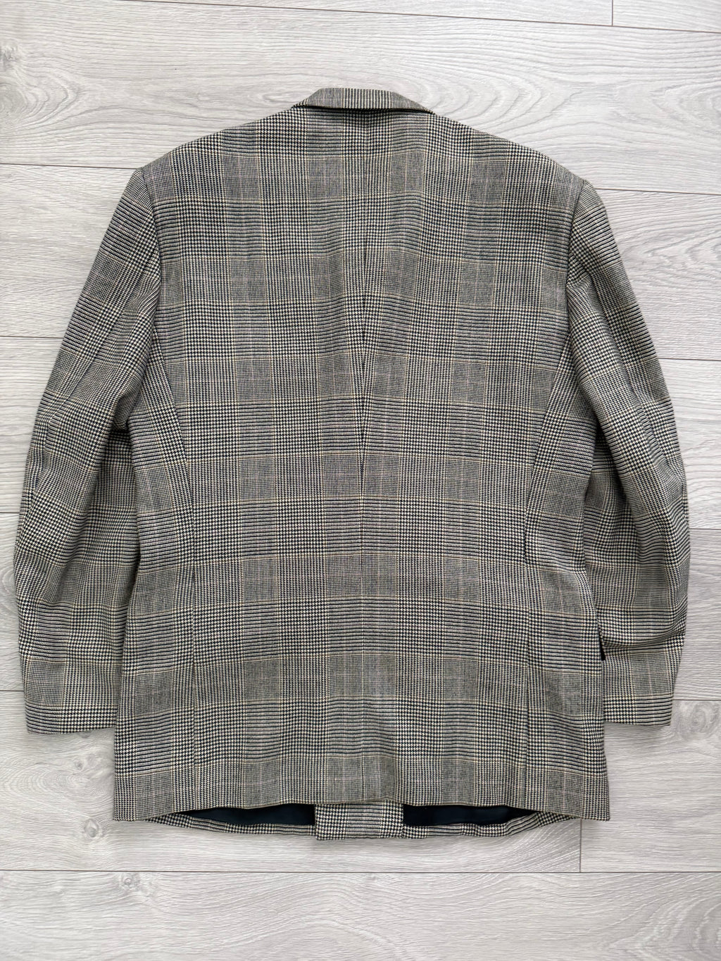 Paul Smith 1990s Peaked Lapel Double Breasted Wool Check Suit - Size M Jacket / 32" Waist