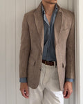 Giorgio Armani 1980s Blue Cotton Shirt - Size M