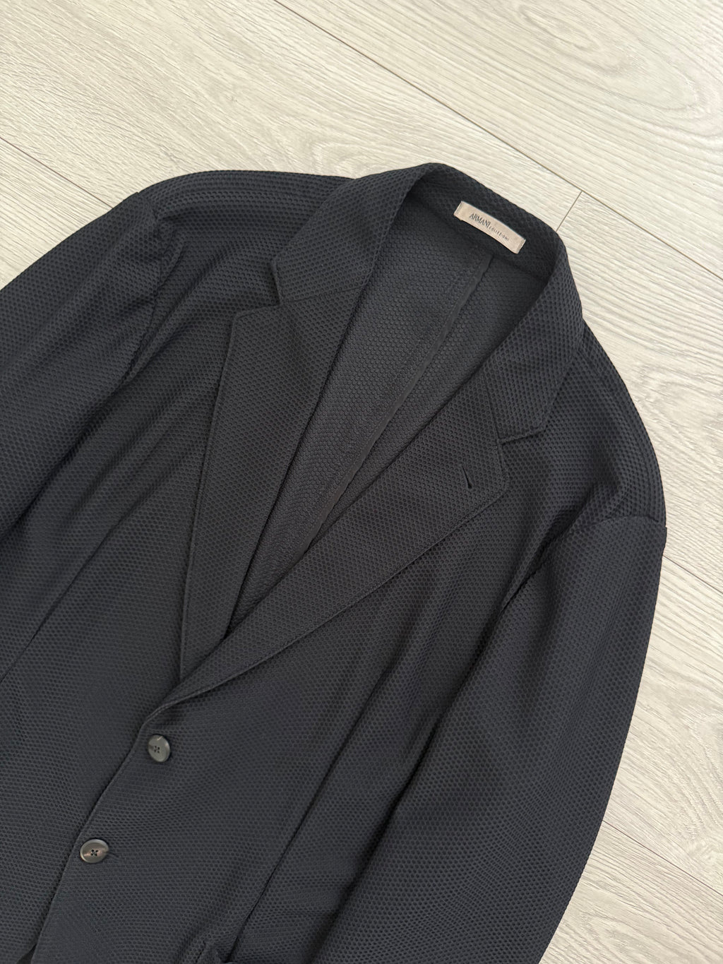 Armani 2000s 2B Mesh Tailored Sports Jacket Blazer - Size L