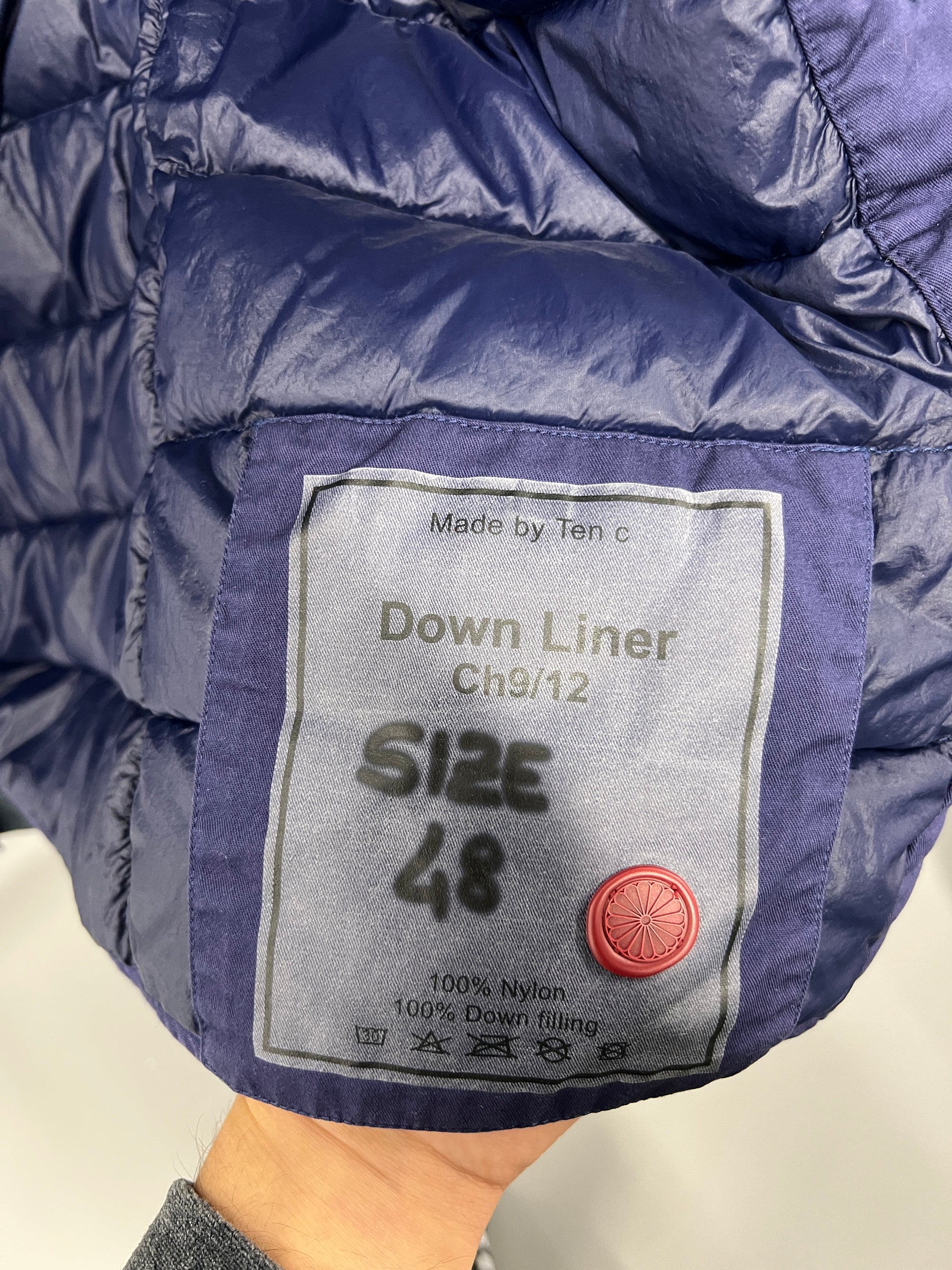 Ten C Garment Dyed Jacket & Down Liner - Size M