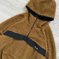 Oakley 1/4 Zip Brown Technical Boa Fleece Anorak - Size S & L