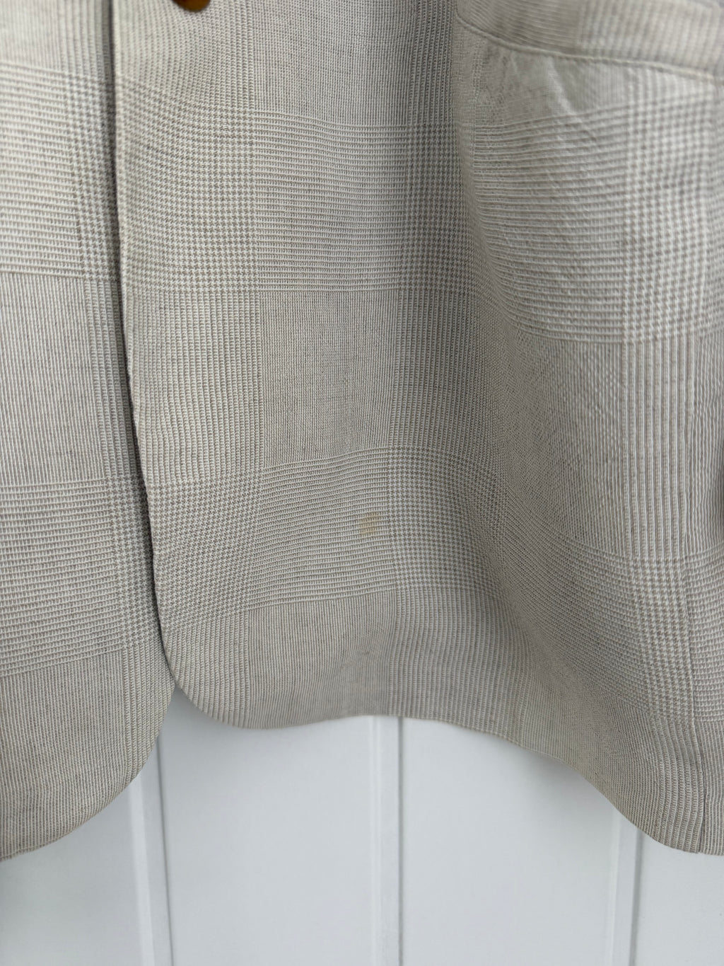 Emporio Armani 1990s 3B Linen Sport Jacket Blazer - Size L
