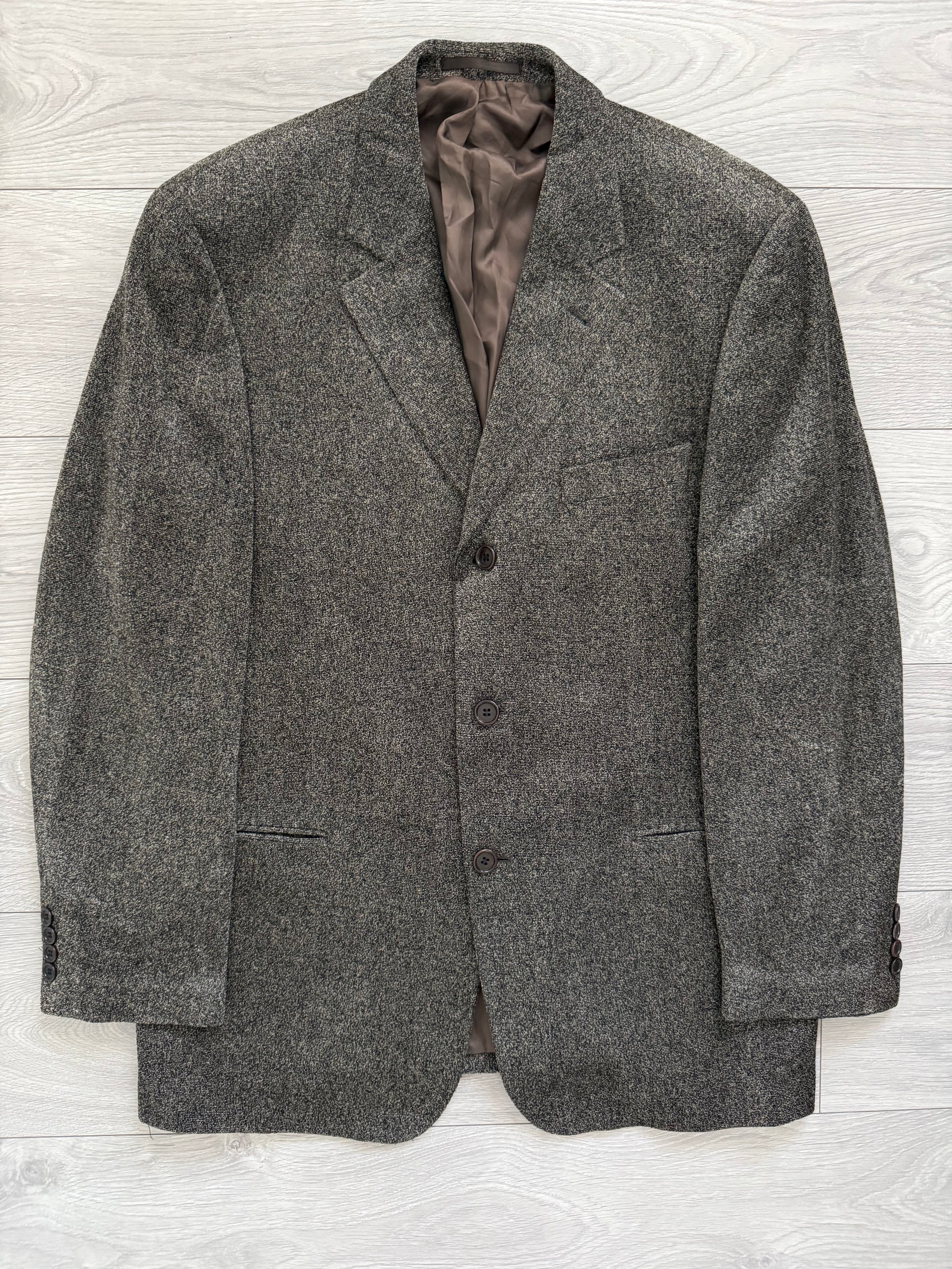 Hugo Boss 1980s 3B Torrelo Vierra Melagne Fabric Sports Jacket Blazer - Size XL