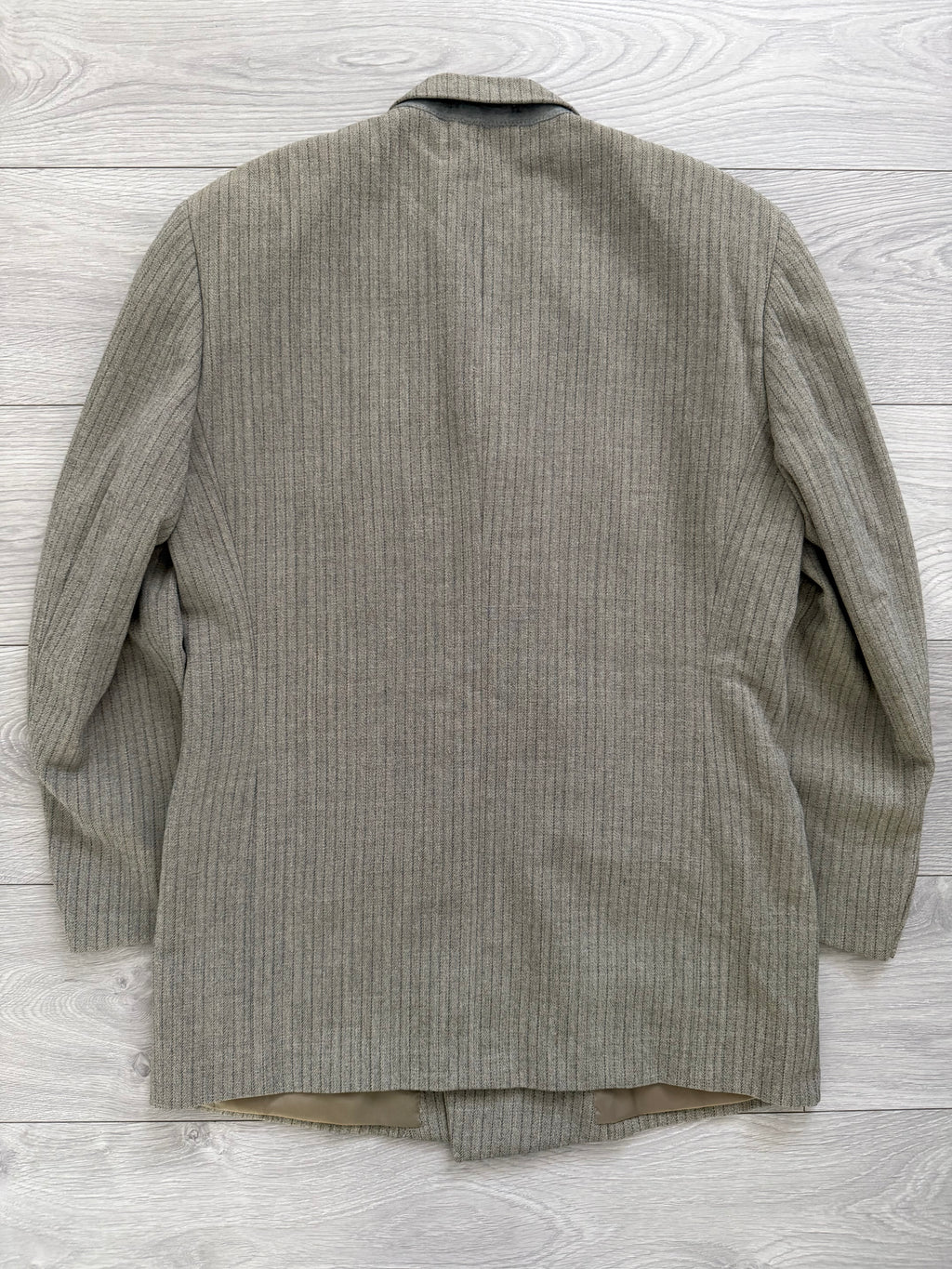 Basile 1980s Torello Viera Fabric Peaked Lapel Double Breasted Pleated Wool Suit - Size M Jacket / 31" Waist