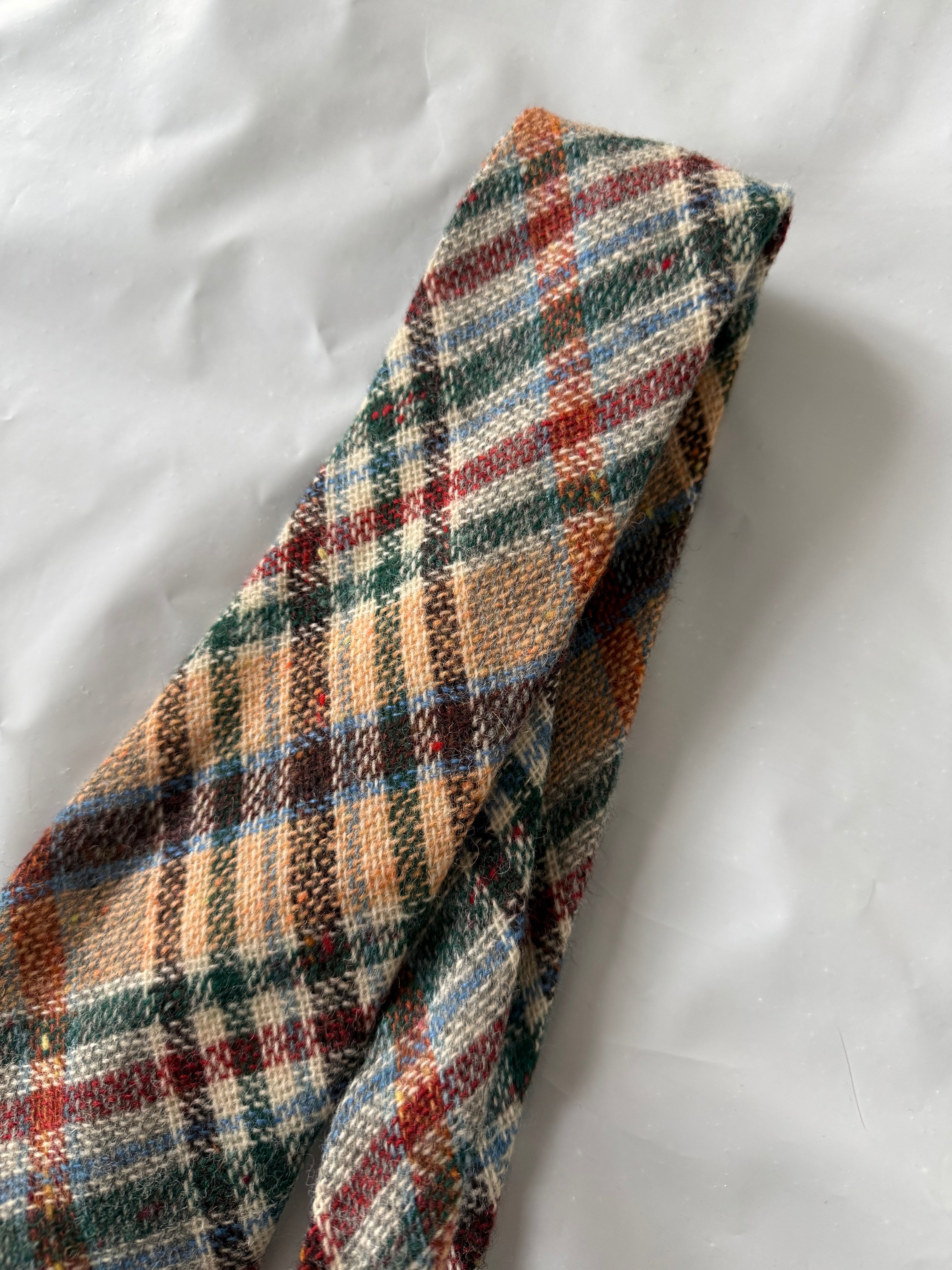 John Wetz 1990s Wool Tie