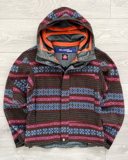 Junya Watanabe FW2005 Gore-Windstopper Fair Isle Technical Jacket - Size S