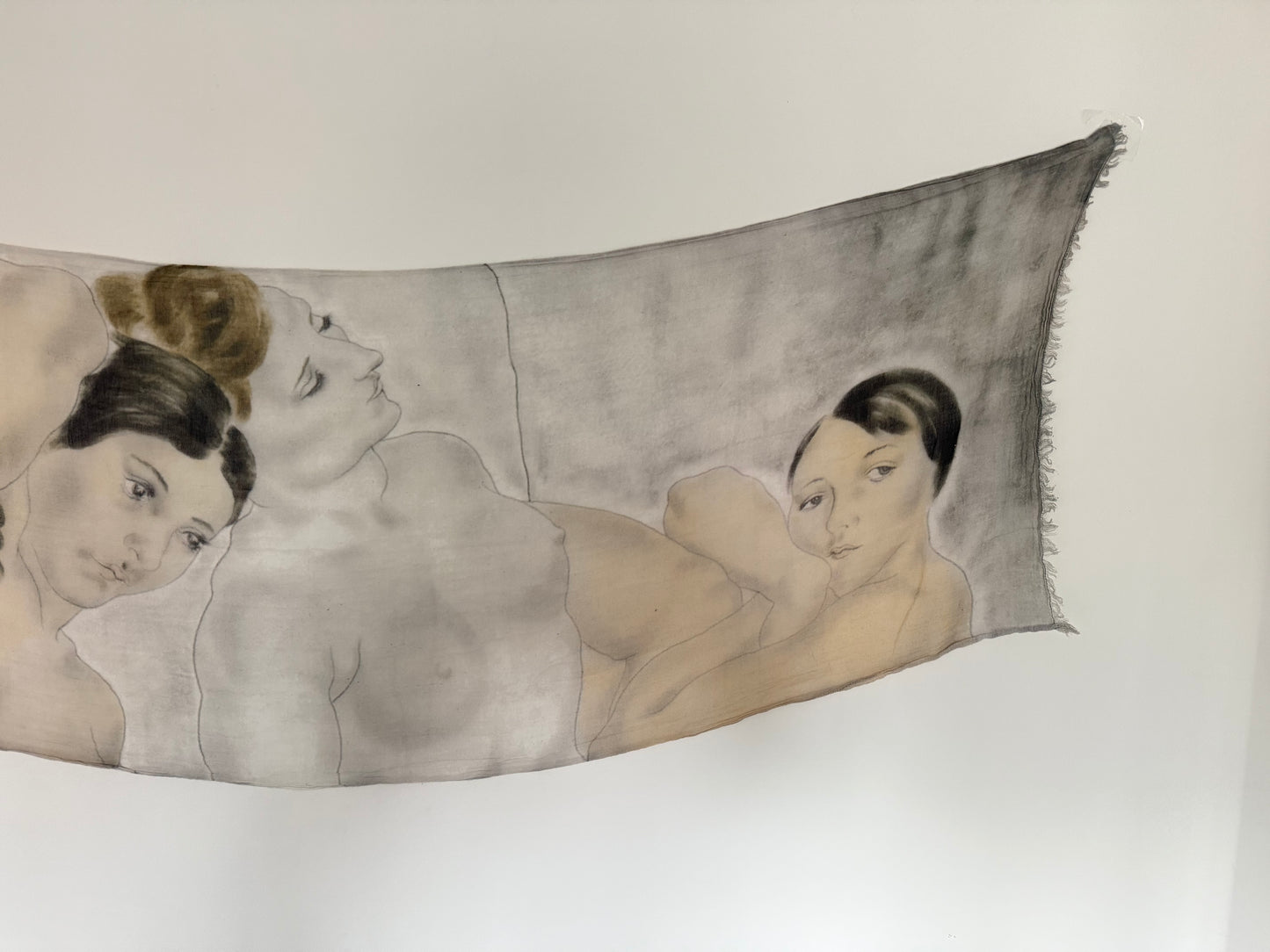 Jil Sander by Raf Simons 00s Vintage Linen Scarf