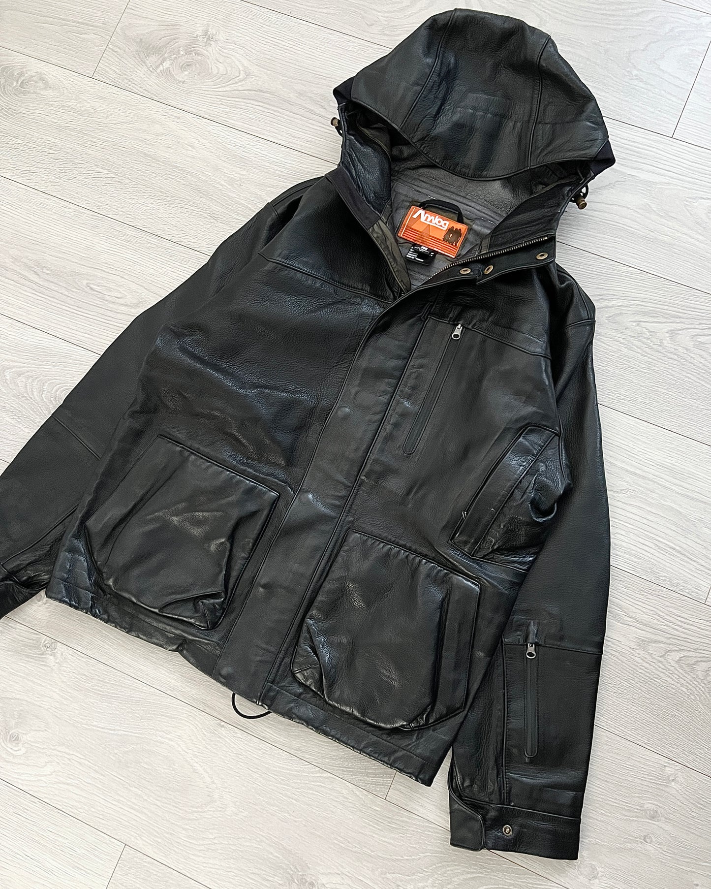 Burton Analog 00s Gore-Tex Leather Snowboarding Technical Jacket - Size M