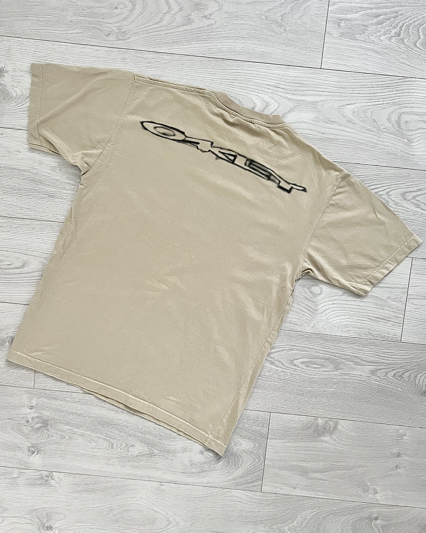 Oakley 00s Graphic Print Icon Logo T-Shirt - Size L