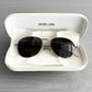 Helmut Lang 1999 Titanium Aviator Sunglasses
