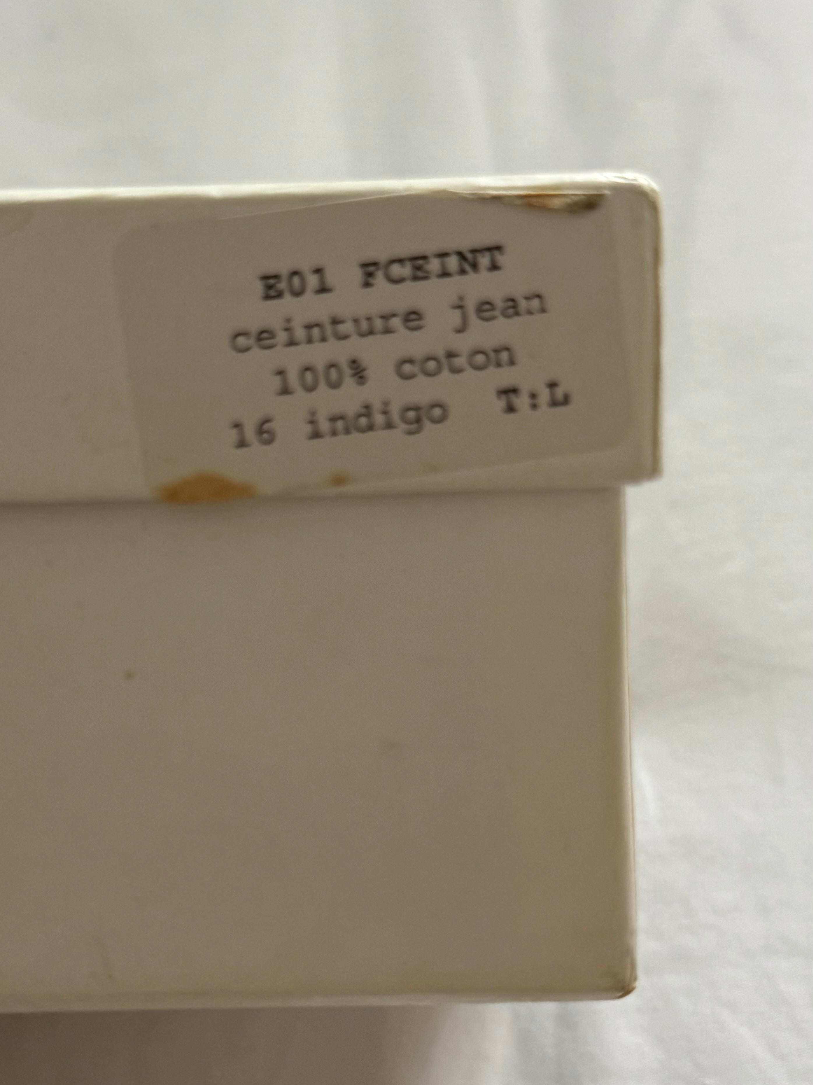 Martin Margiela SS2001 Artisanal Line 0 Denim Belt