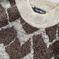 Issey Miyake 1990s Geometric Abstract Pattern Oversized Boxy Knit Sweater - Size S