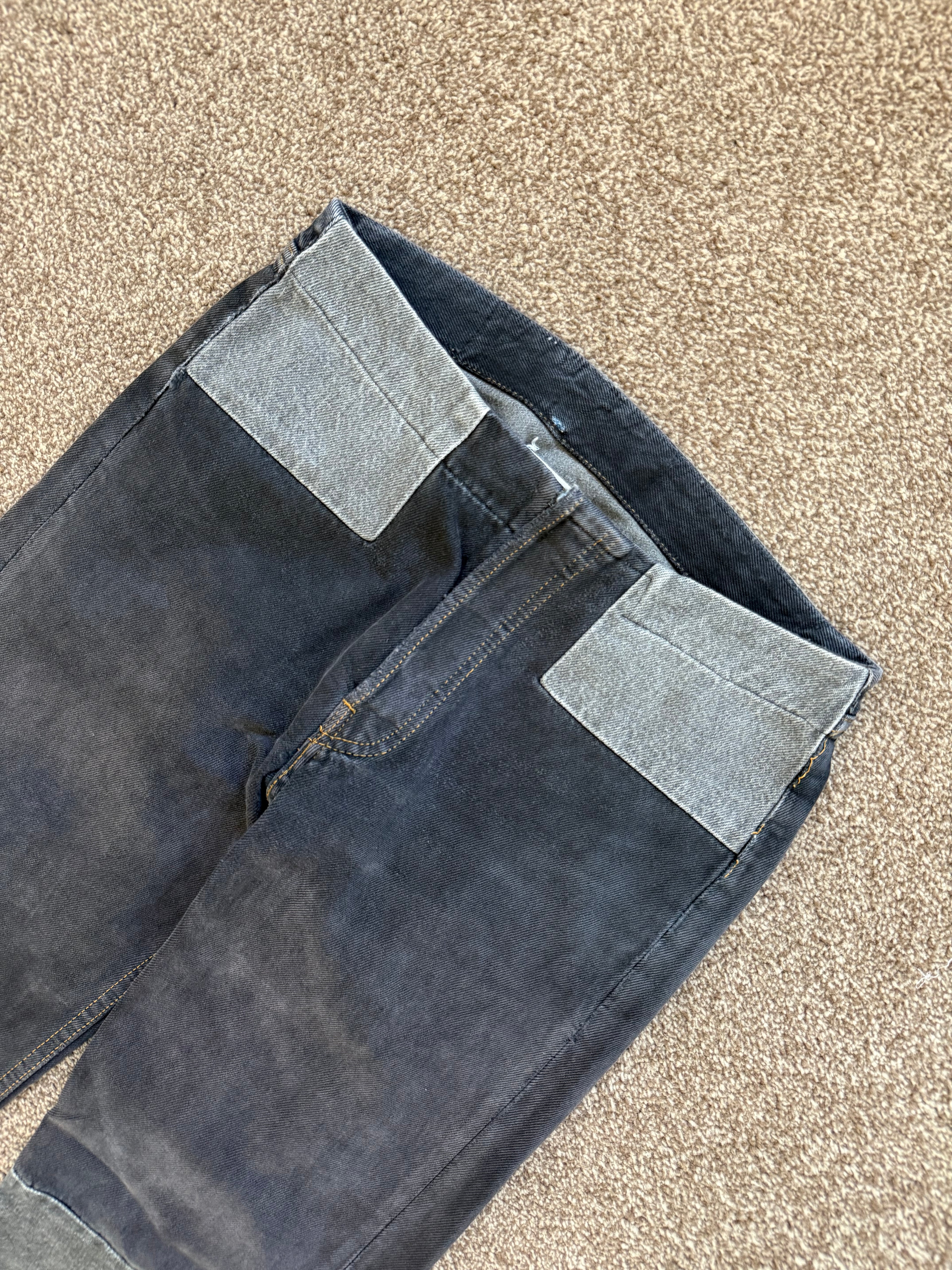 Maison Martin Margiela Artisanal Line (0) SS1999 Re-Worked Panelled Denim Jeans - Size 27" Waist