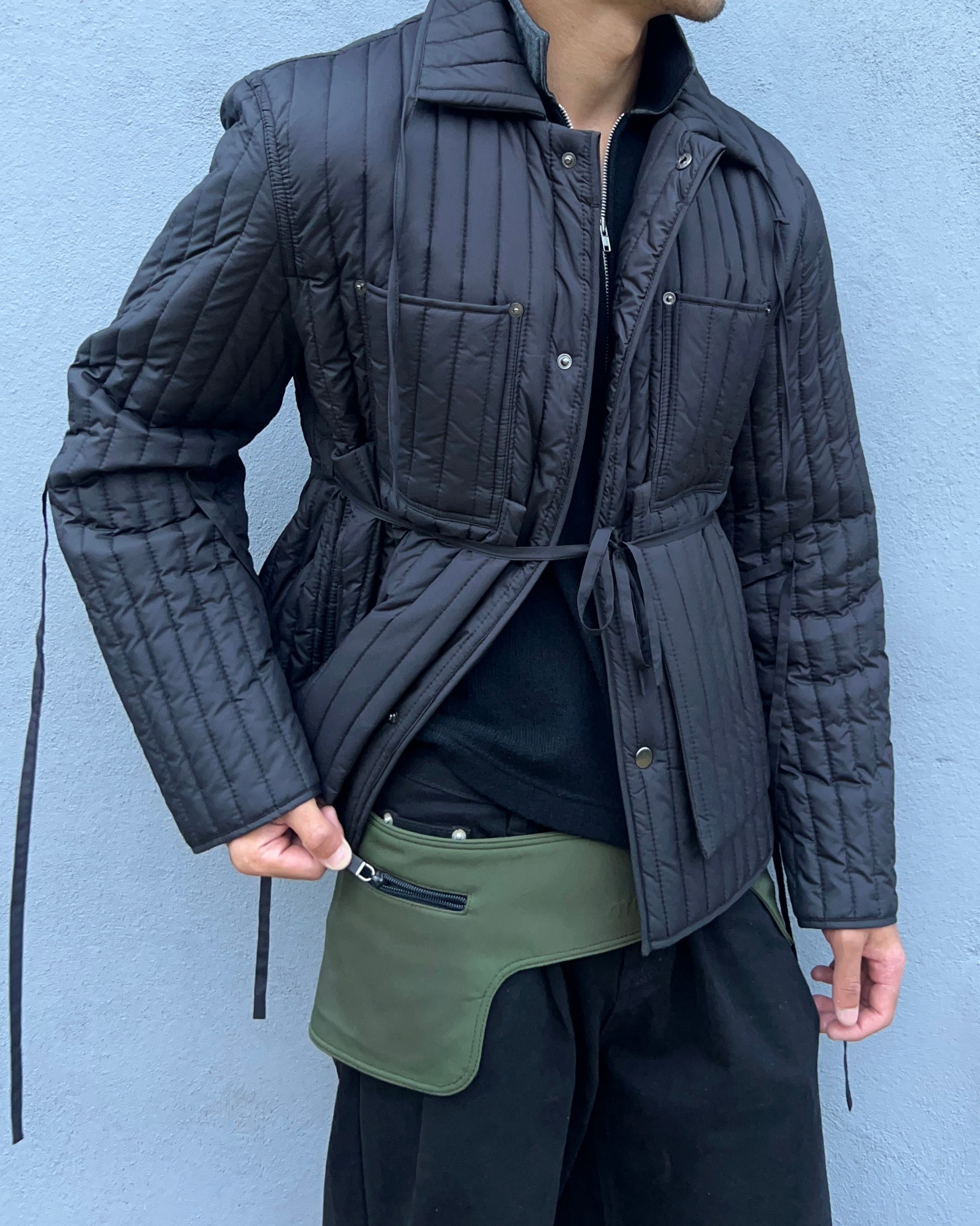 Craig Green SS2015 Quilted Padded Laced Workwear Jacket - Size L