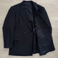 Doremuil Fabric Double Breasted Pleated Wool Suit - Size XL Jacket / 36" Waist