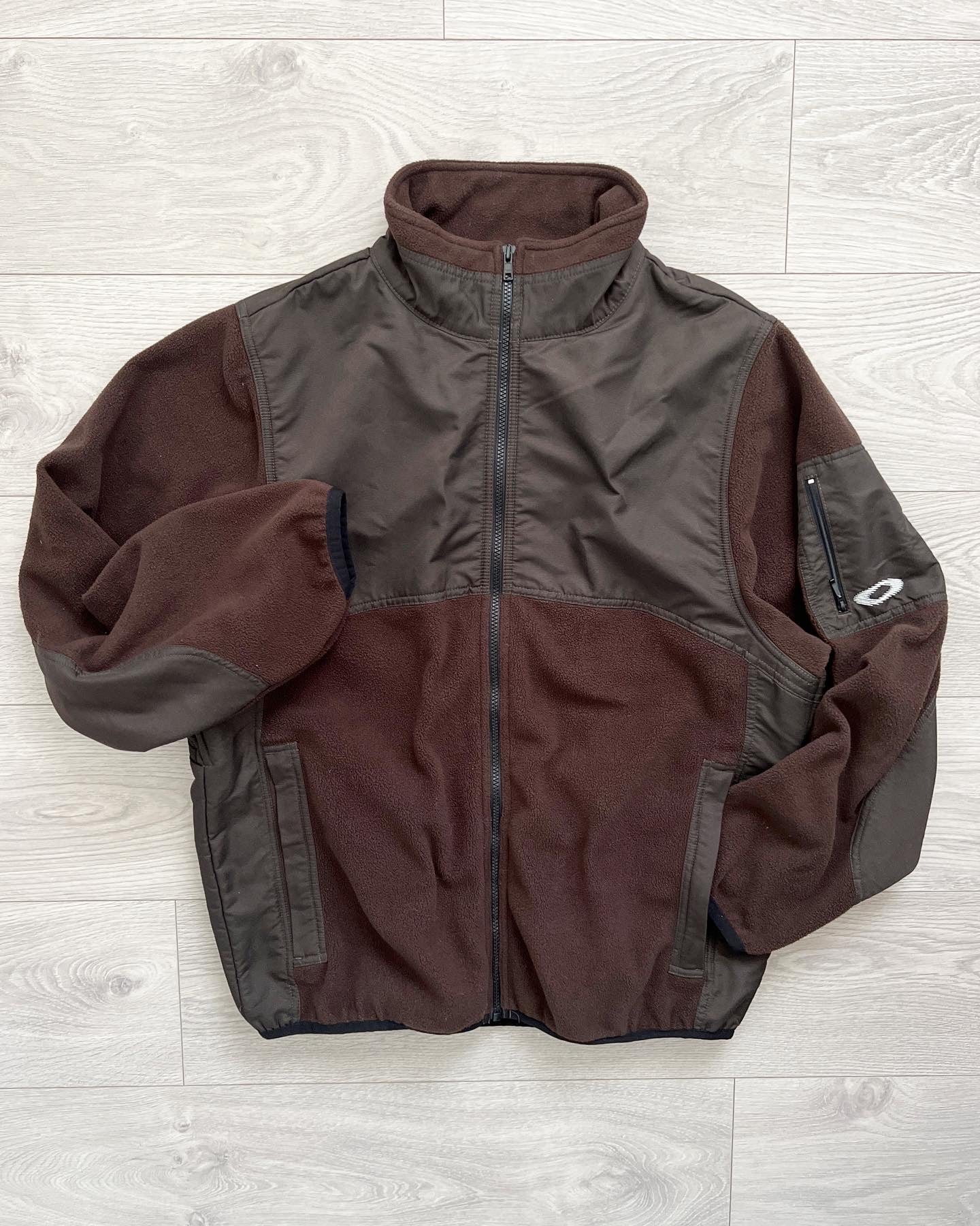 Oakley Software 00s Technical Panelled Fleece Jacket - Size XL 